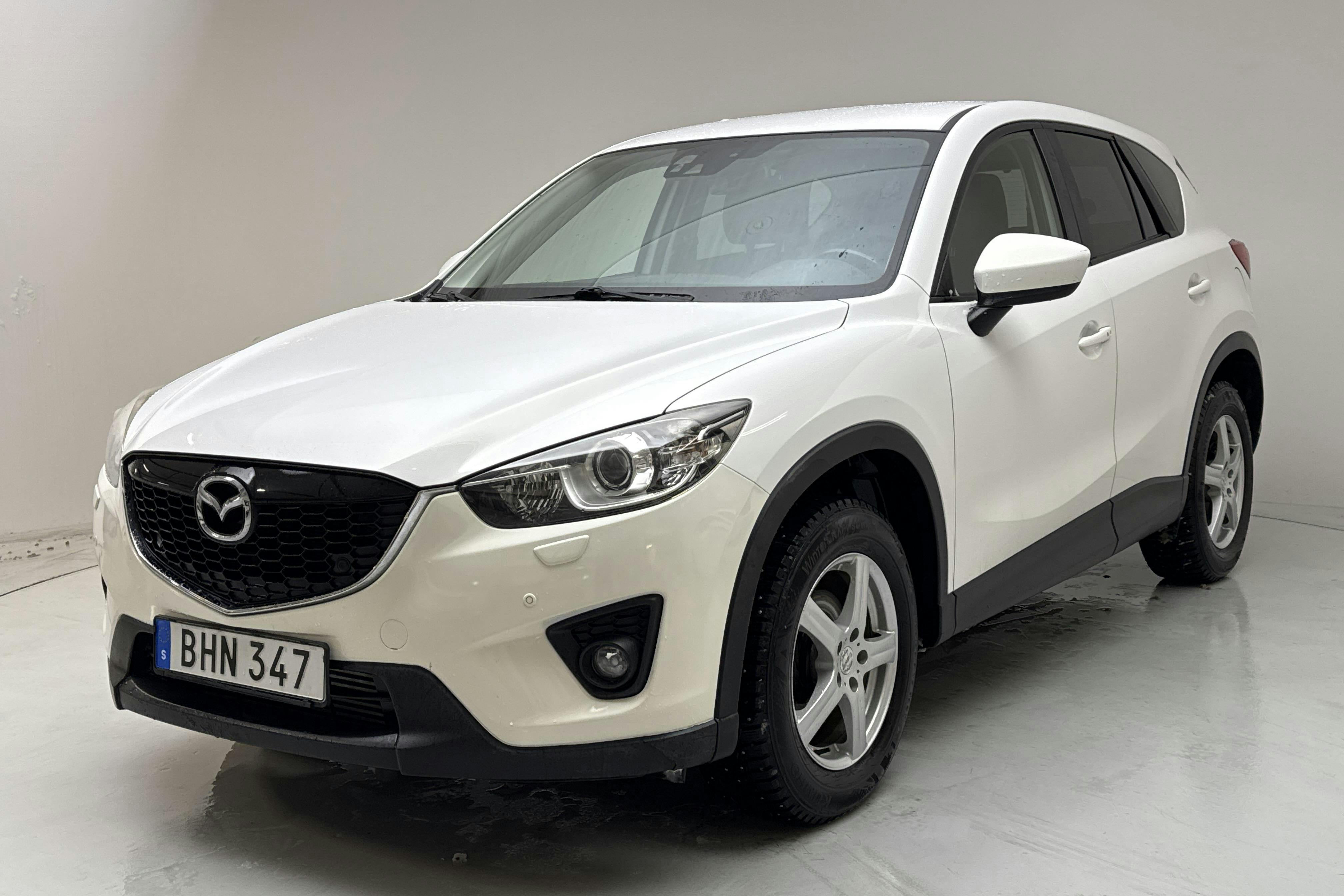 Presentation photo 1 of 15: Mazda CX-5 2.2 DE AWD (175hk) - 118 420 km - Automatic - white - 2014