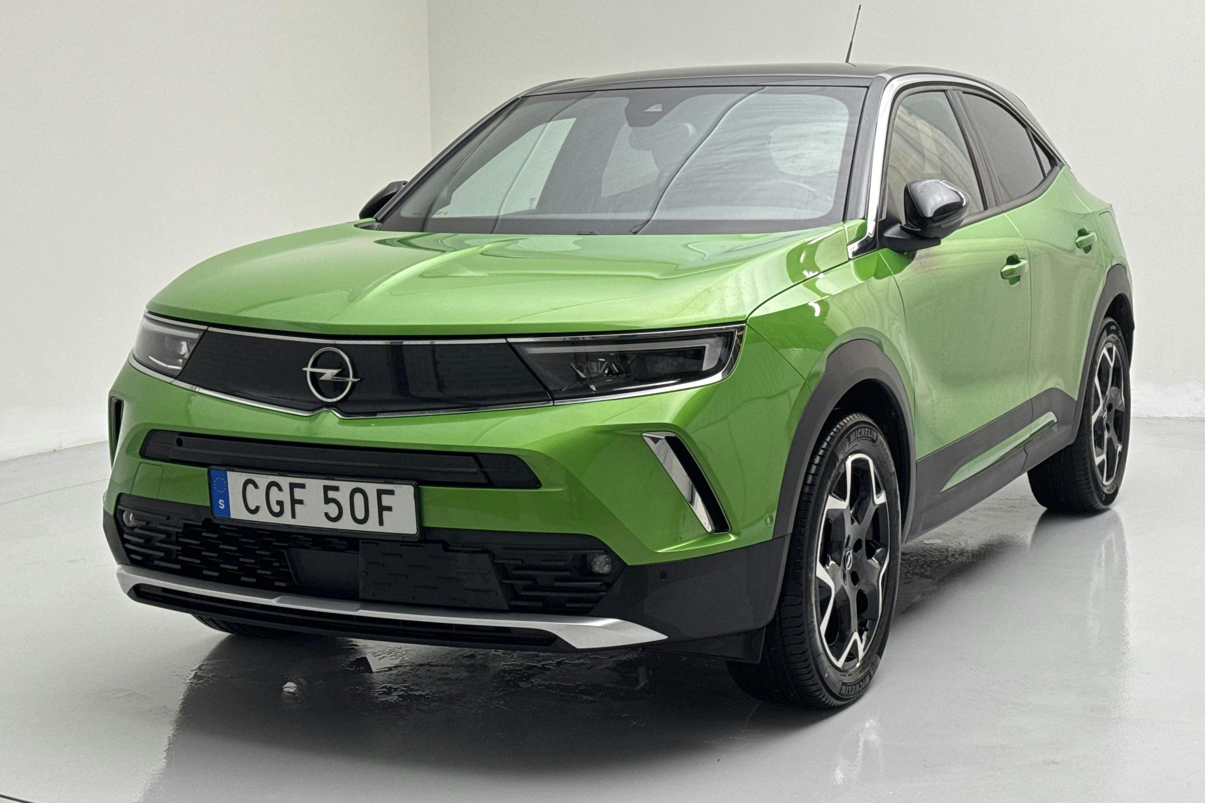 Presentationsfoto 1 av 15: Opel Mokka-e (136hk) - 4 457 mil - Automat - grön - 2022