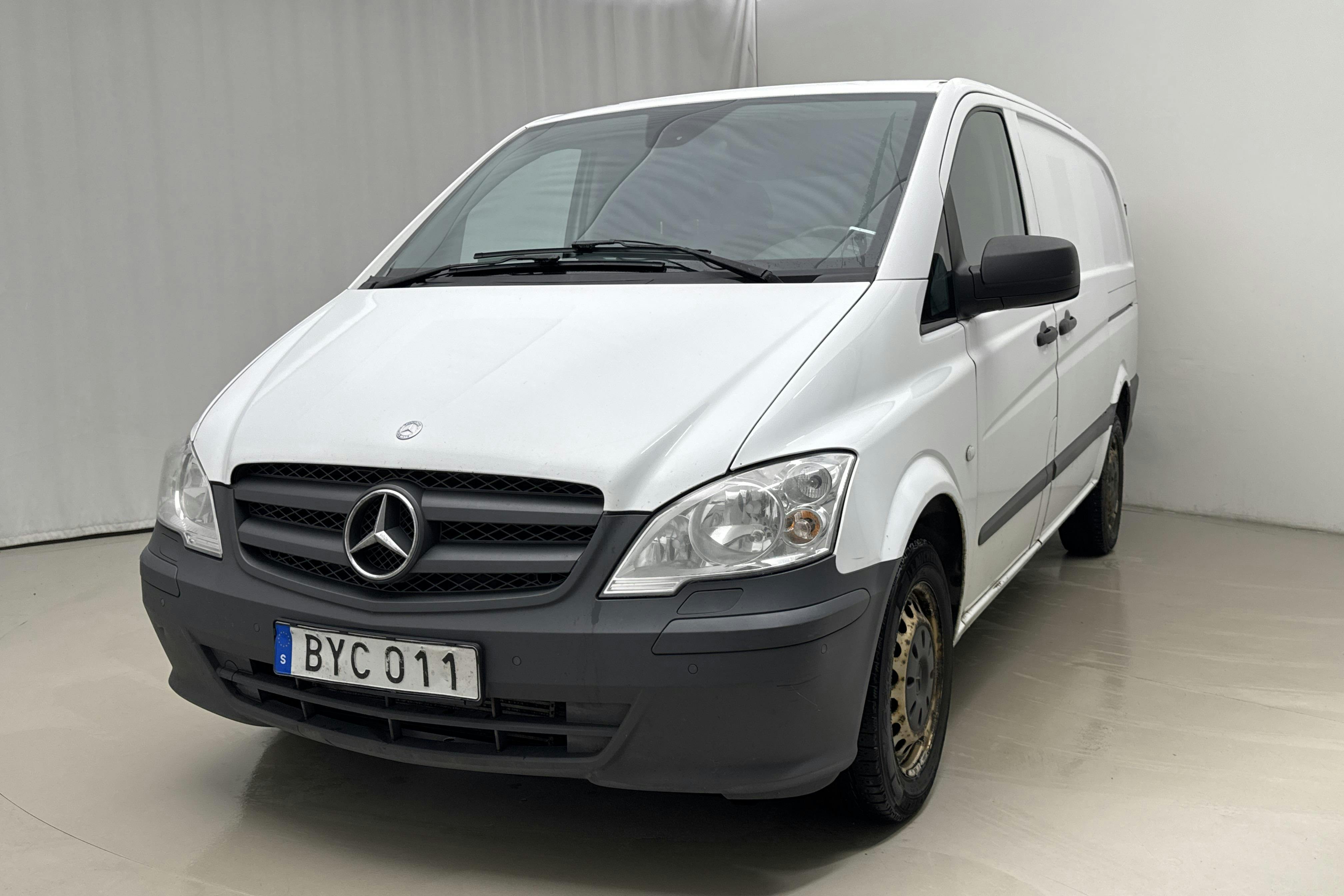 Presentationsfoto 1 av 13: Mercedes Vito 116 CDI W639 (163hk) - 36 362 mil - Automat - vit - 2014