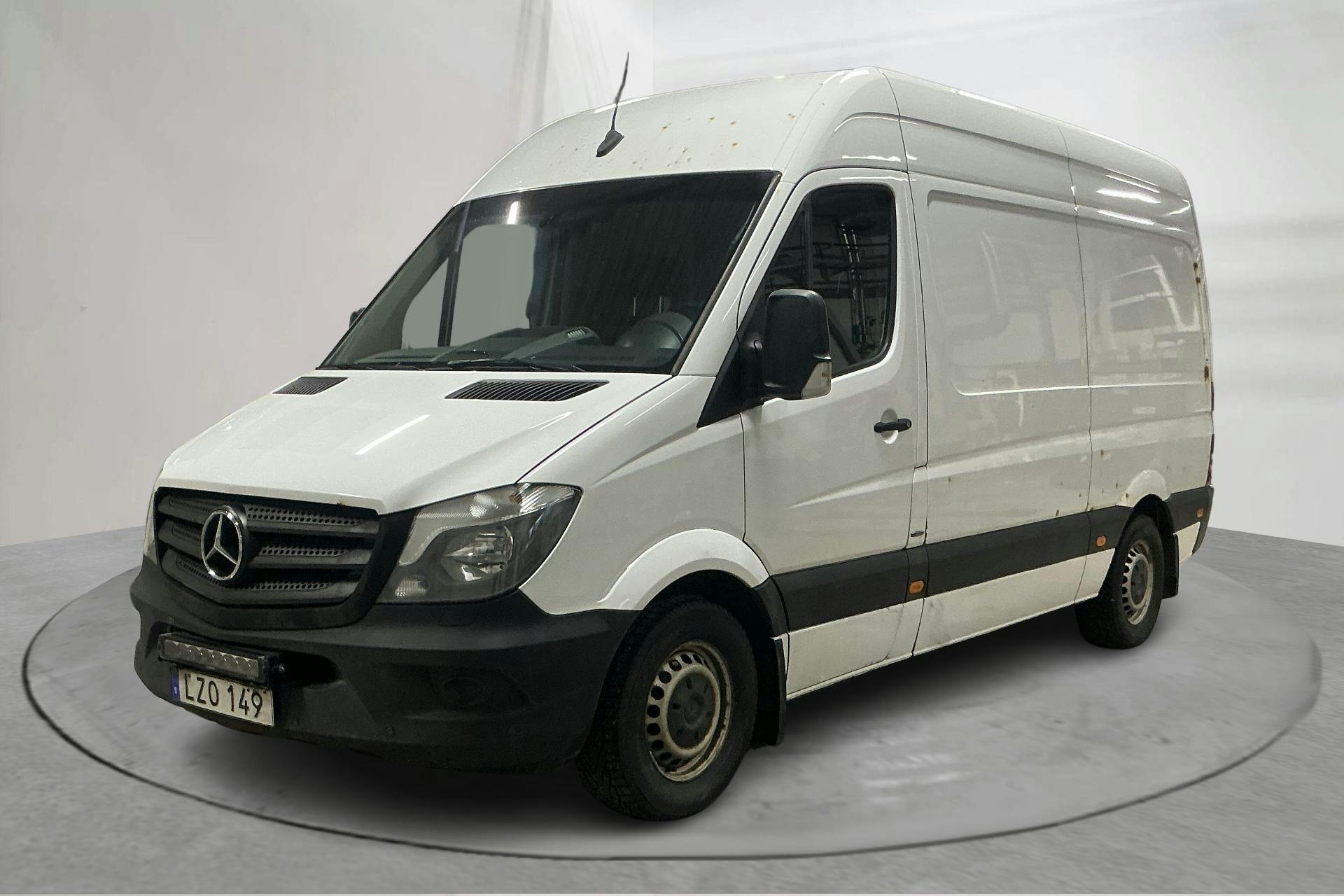 Presentation photo 1 of 14: Mercedes Sprinter 316 CDI (163hk) - 322 680 km - Automatic - white - 2018