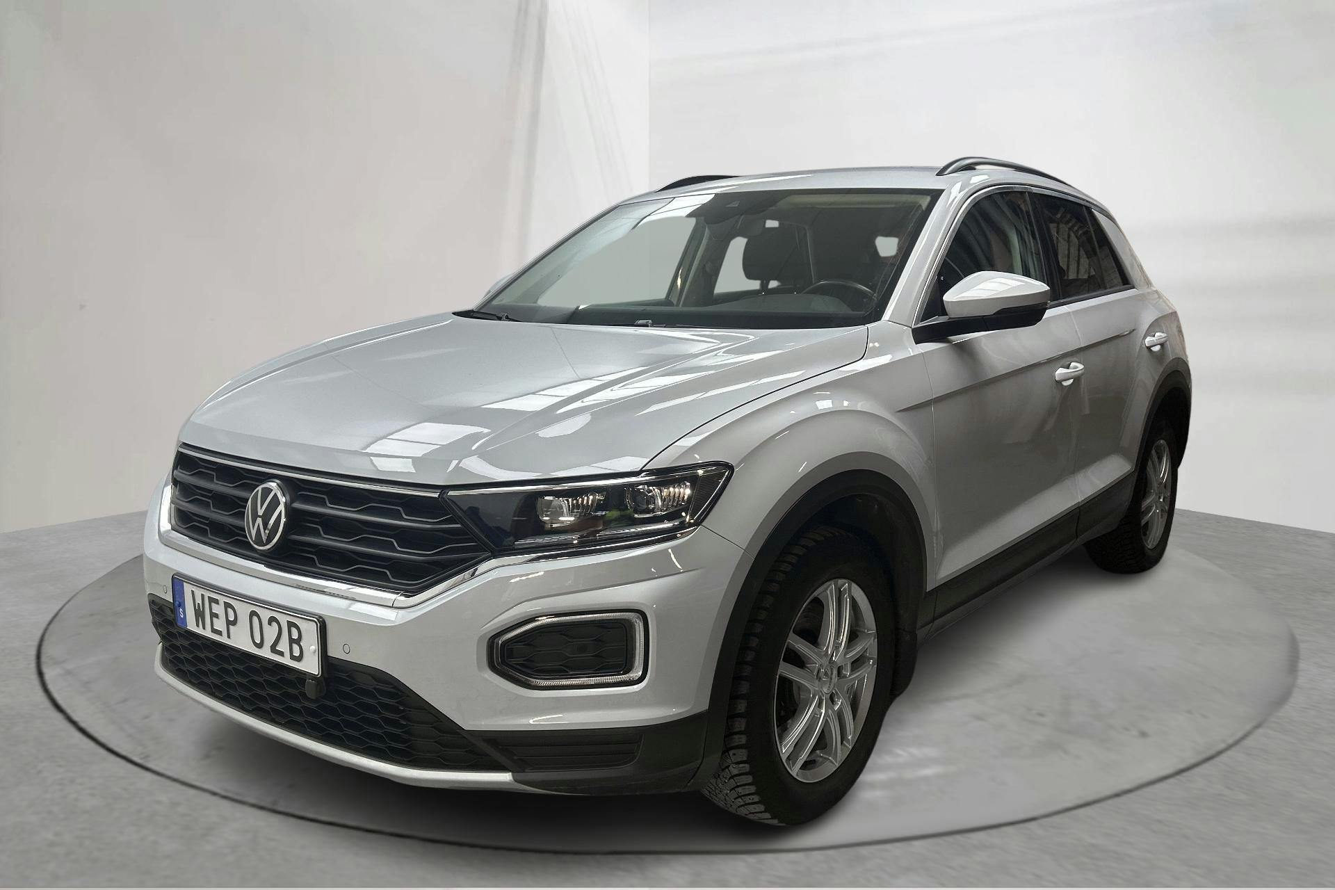 Præsentationsfoto 1 af 17: VW T-Roc 2.0 TDI 4MOTION (150hk) - 95 430 kilometer - Salgsautomat - Hvid - 2022