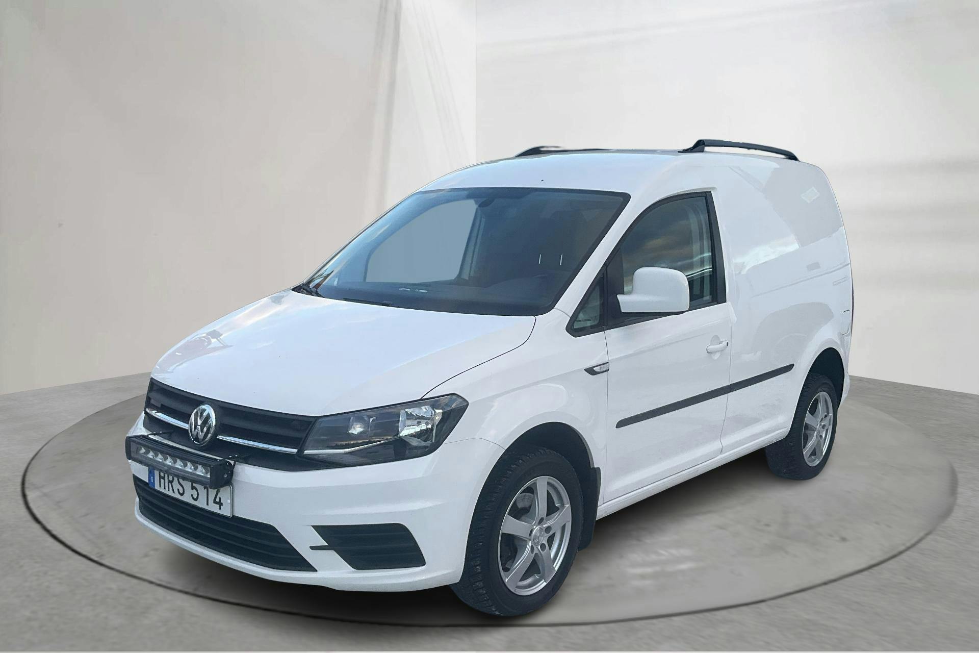 Præsentationsfoto 1 af 13: VW Caddy 2.0 TDI Skåp 4MOTION (122hk) - 119 120 kilometer - Manuel - Hvid - 2018