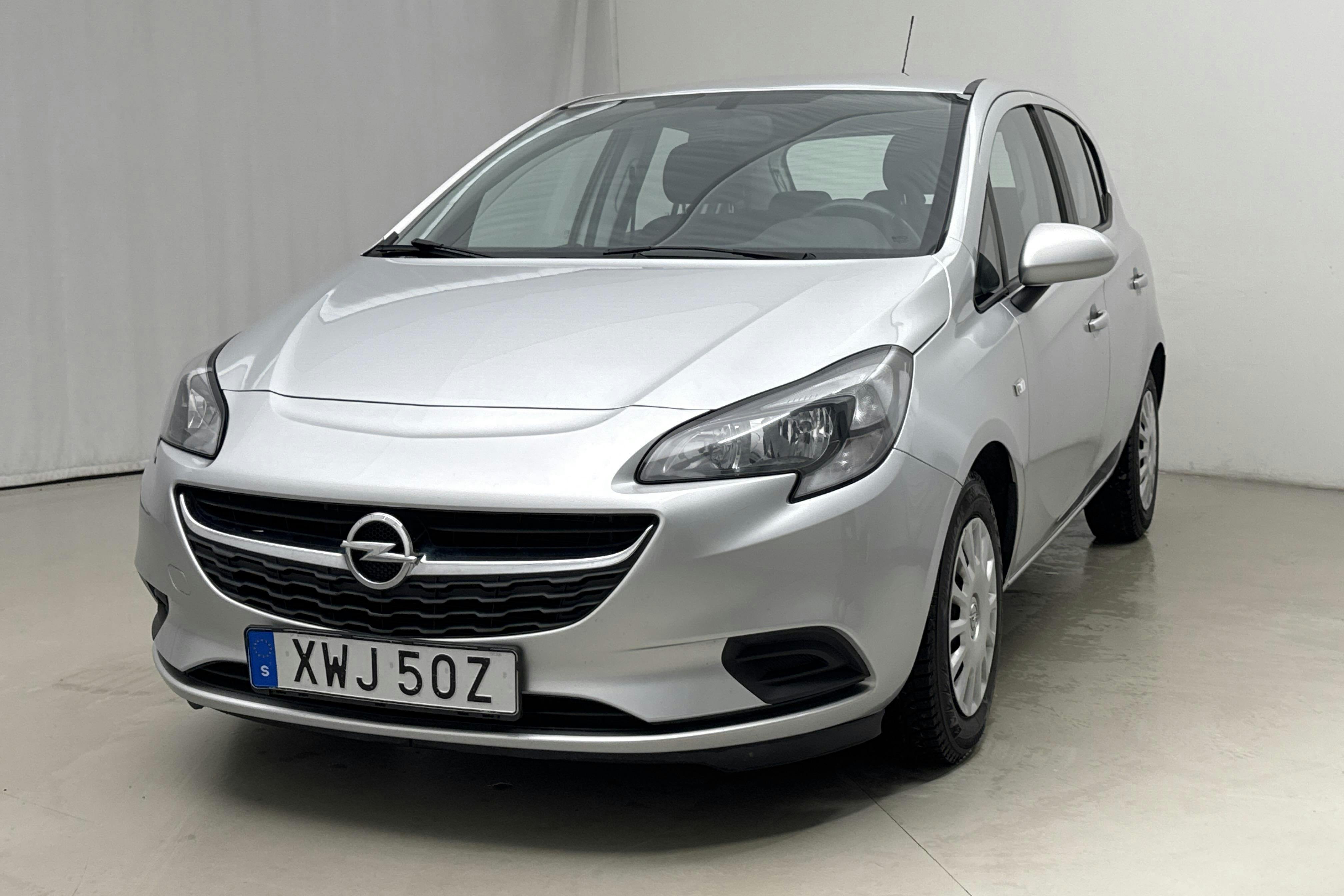Presentation photo 1 of 13: Opel Corsa 1.4 ECOTEC 5dr (90hk) - 114 320 km - Manual - silver - 2019