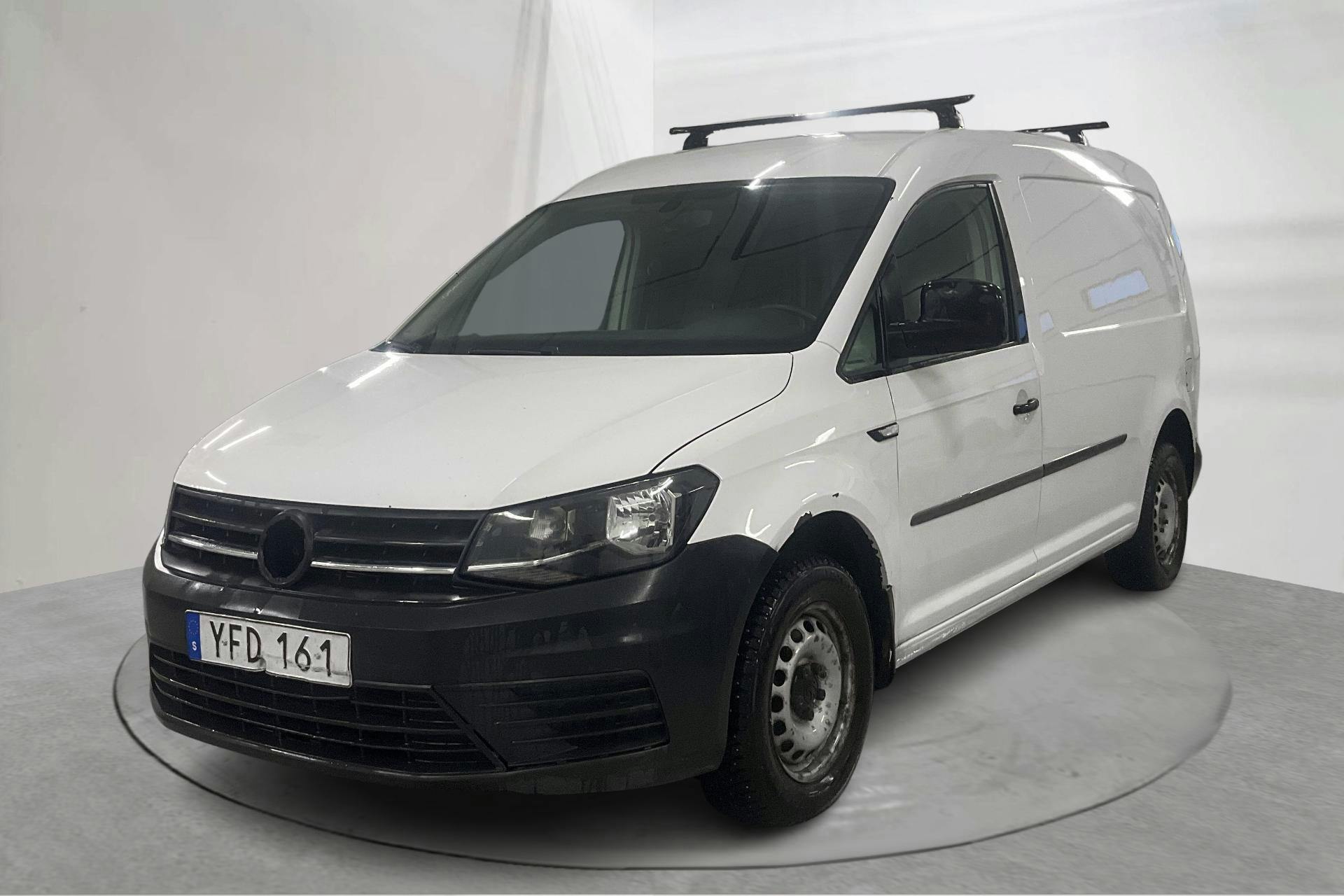 Presentation photo 1 of 19: VW Caddy 2.0 TDI Maxi Skåp (102hk) - 251 050 km - Automatic - white - 2017