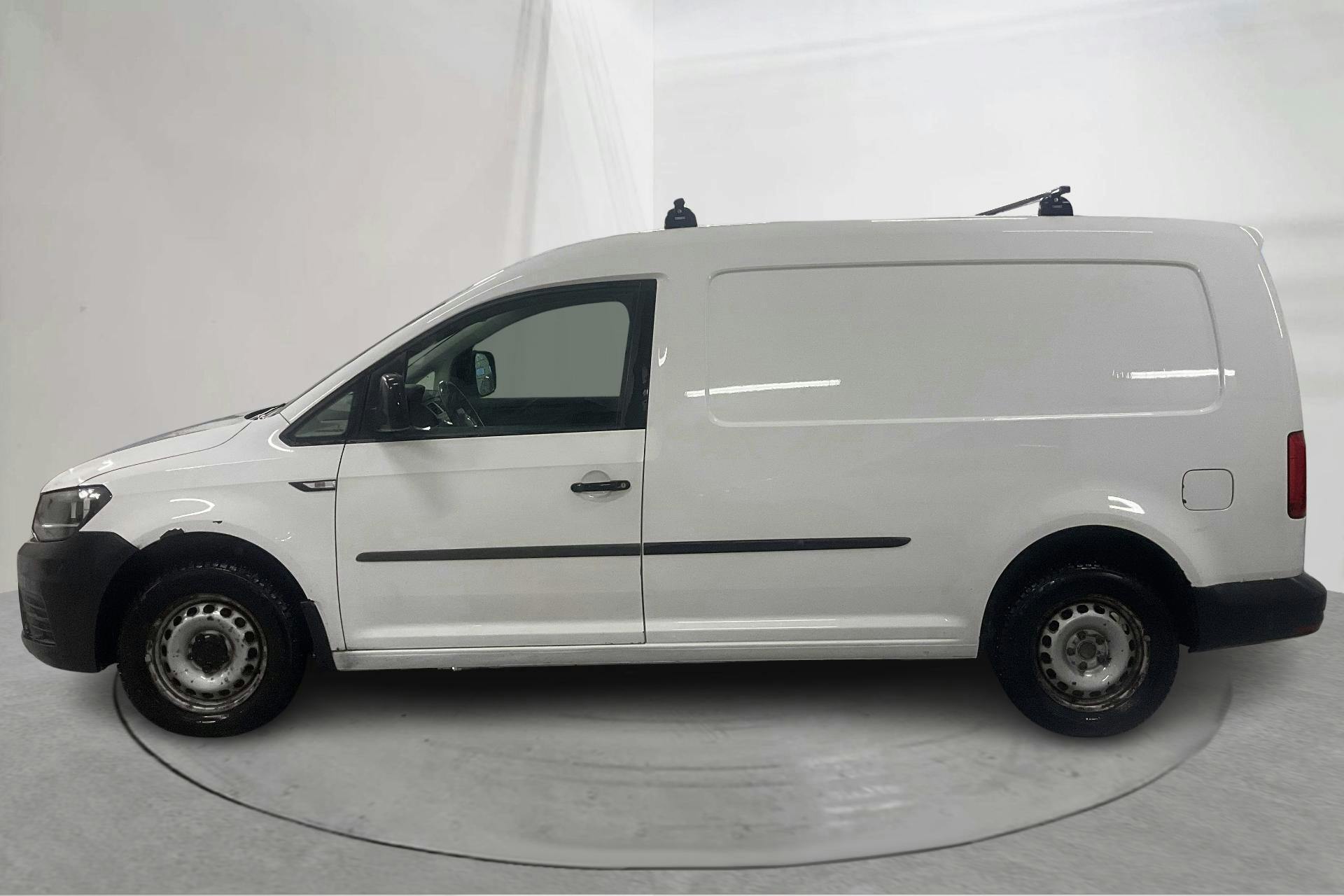 Presentation photo 2 of 19: VW Caddy 2.0 TDI Maxi Skåp (102hk) - 251 050 km - Automatic - white - 2017