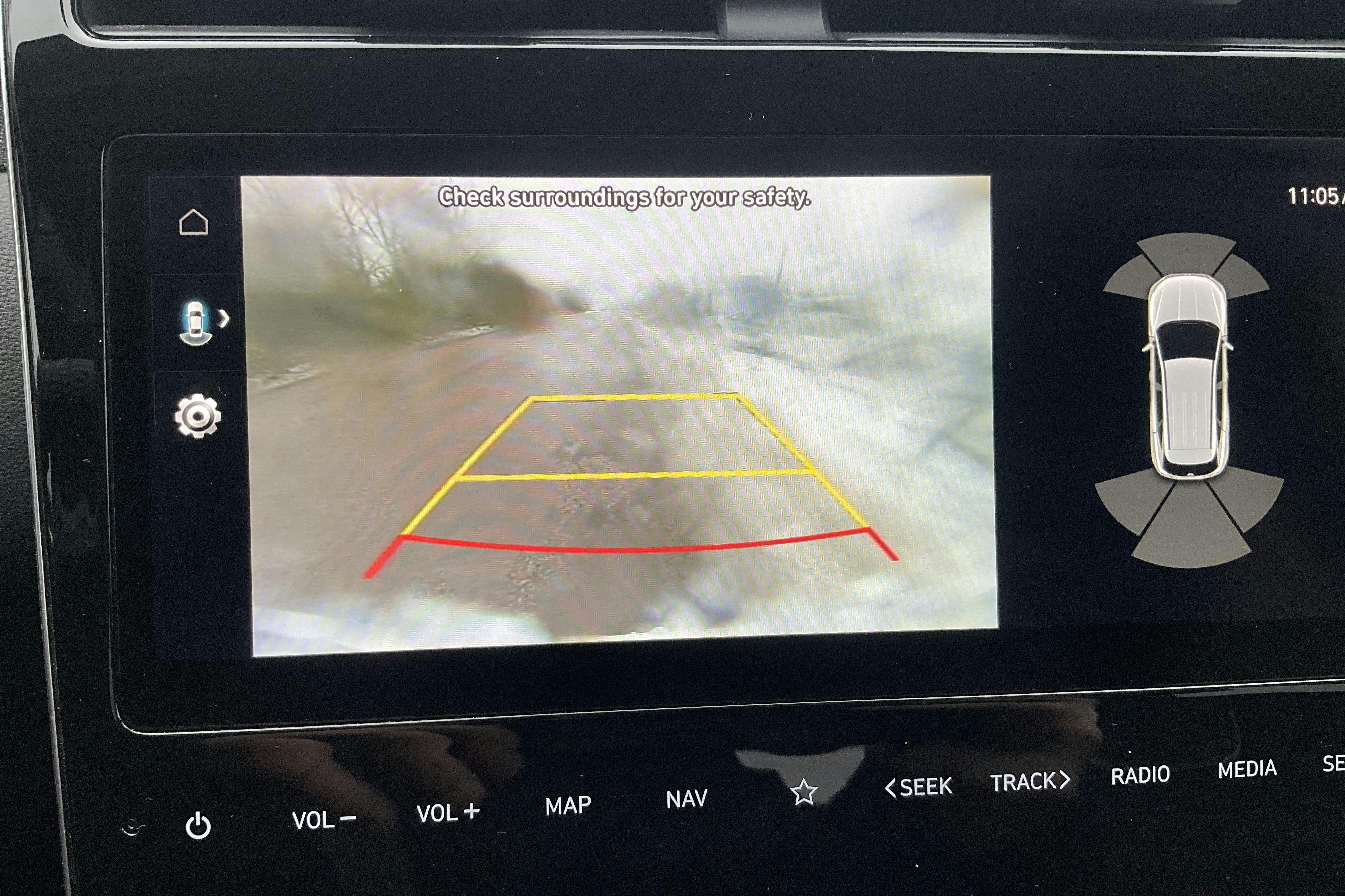 Præsentationsfoto 14 af 14: Hyundai Tucson 1.6 GDI Hybrid (230hk) - 60 080 kilometer - Salgsautomat - Hvid - 2021