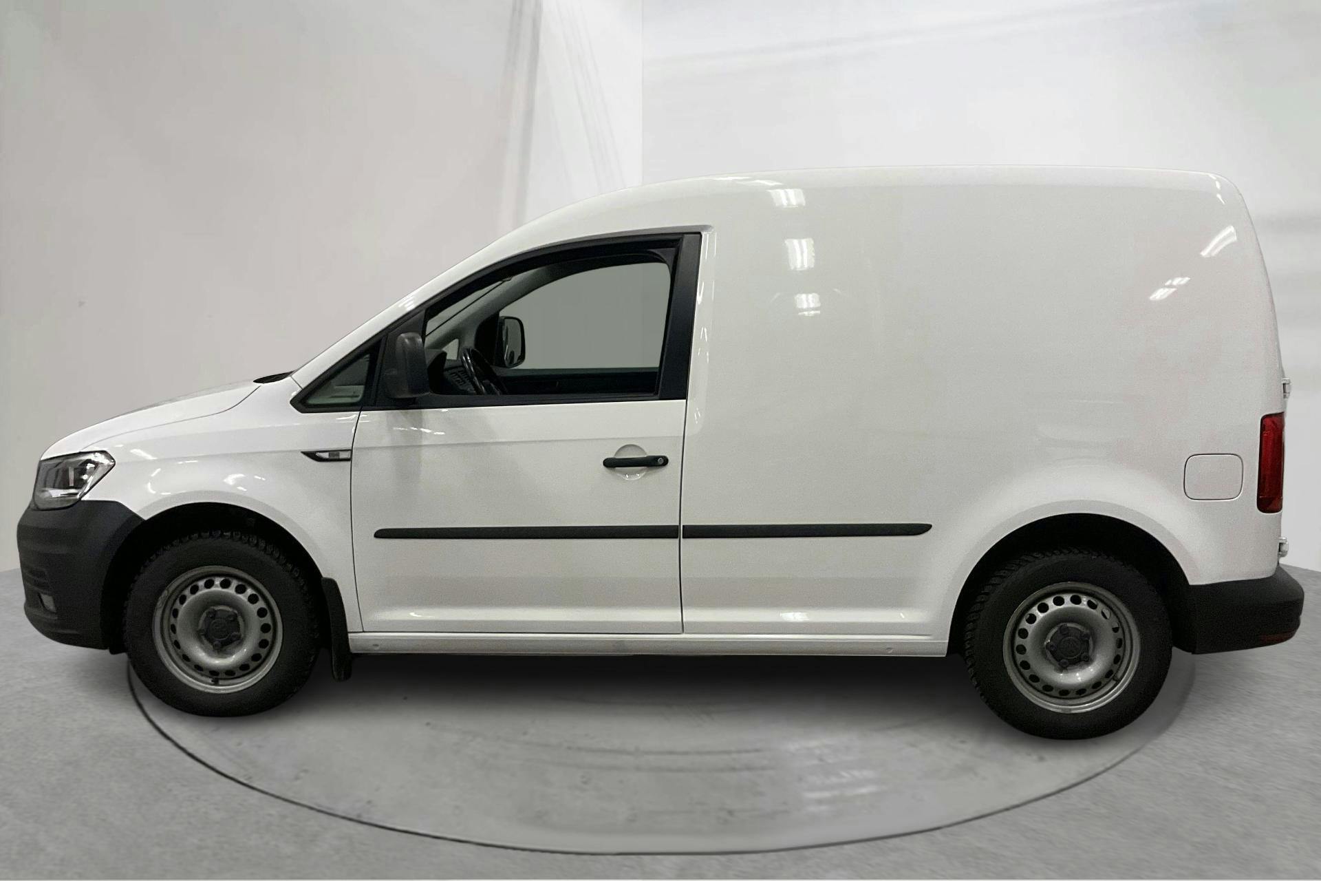 Presentationsfoto 2 av 16: VW Caddy 2.0 TDI Skåp (75hk) - 8 576 mil - Manuell - vit - 2020
