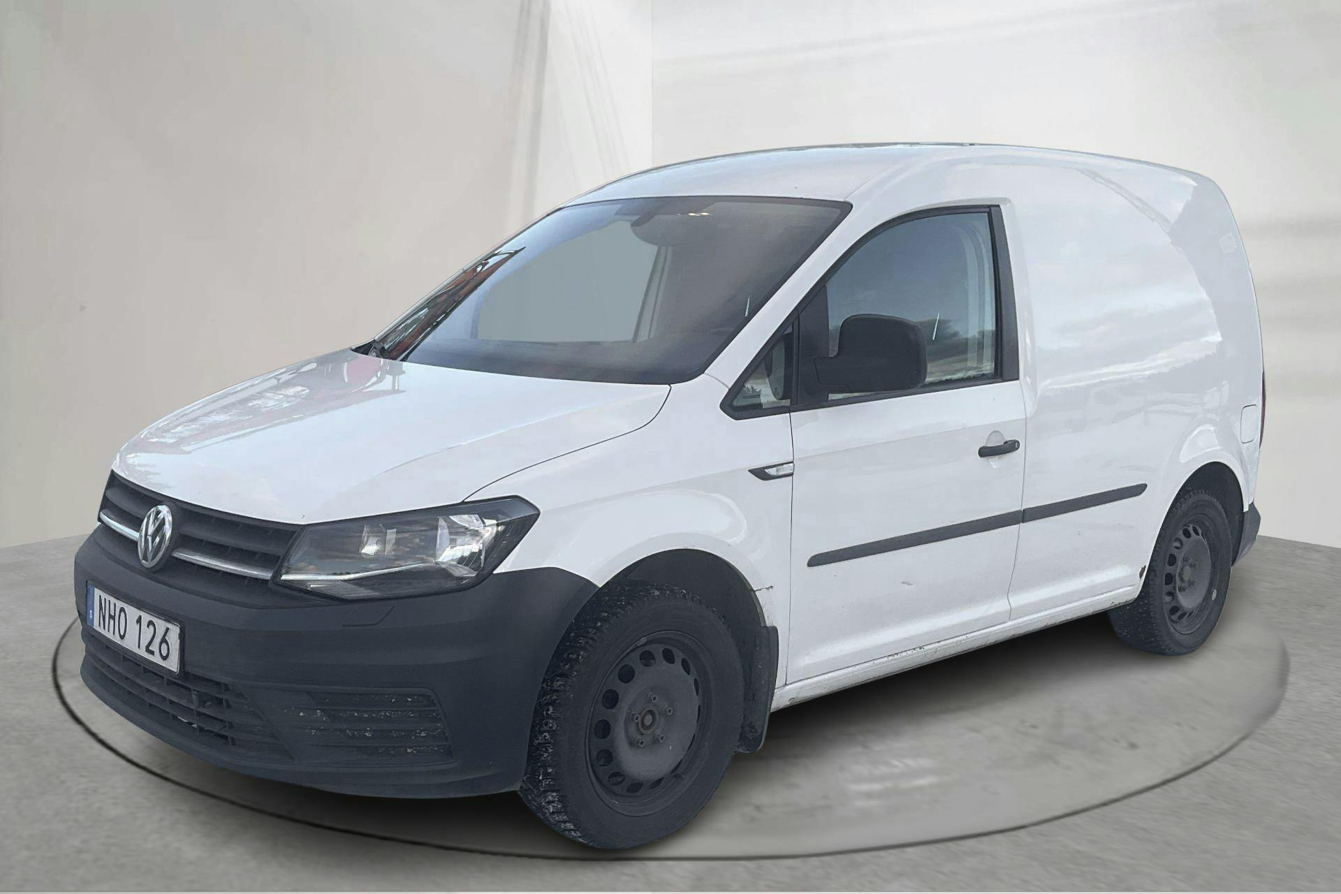 Præsentationsfoto 1 af 15: VW Caddy 2.0 TDI Skåp (102hk) - 128 950 kilometer - Salgsautomat - Hvid - 2016