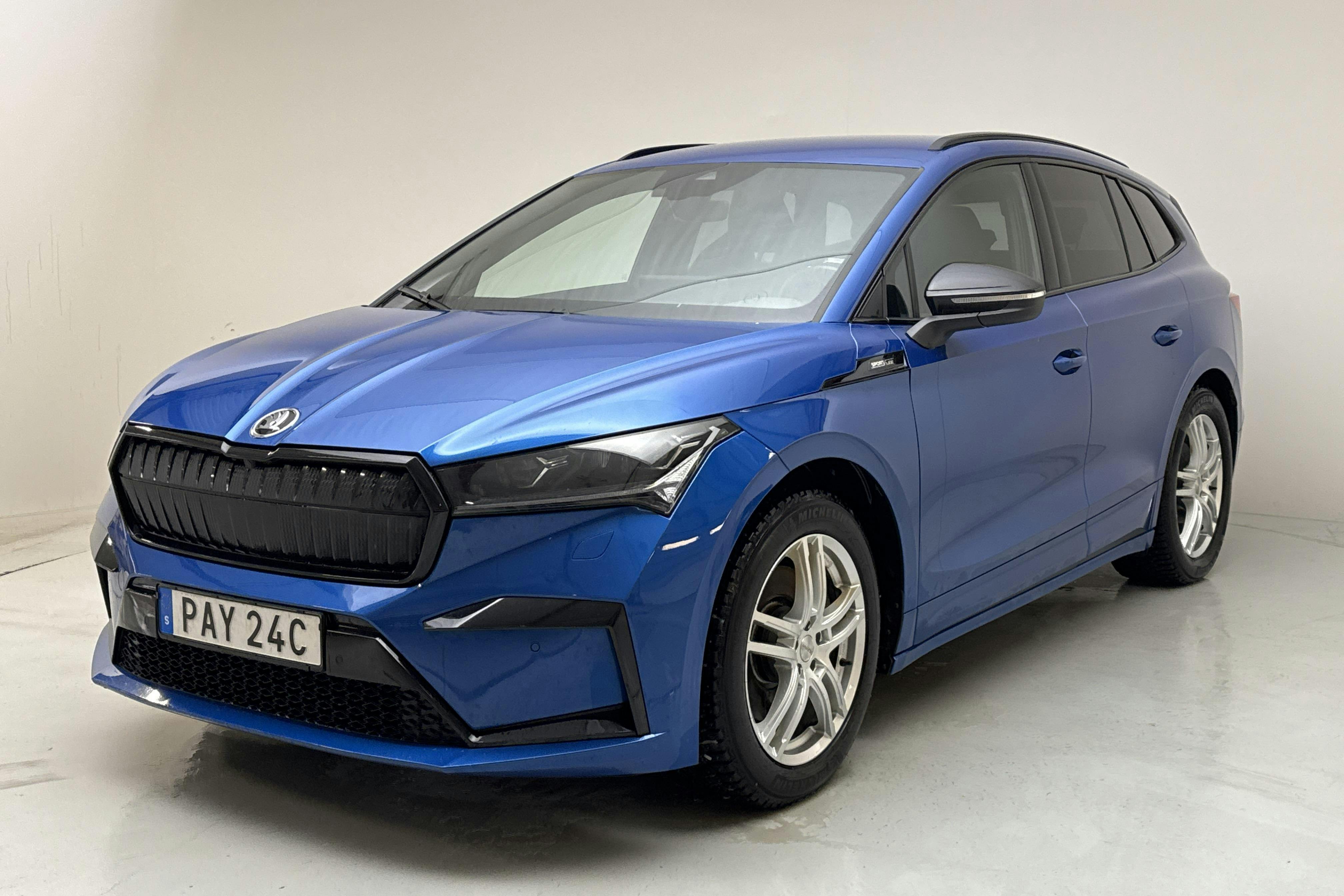 Presentation photo 1 of 19: Skoda Enyaq iV 80 (204hk) - 89 730 km - Automatic - blue - 2023
