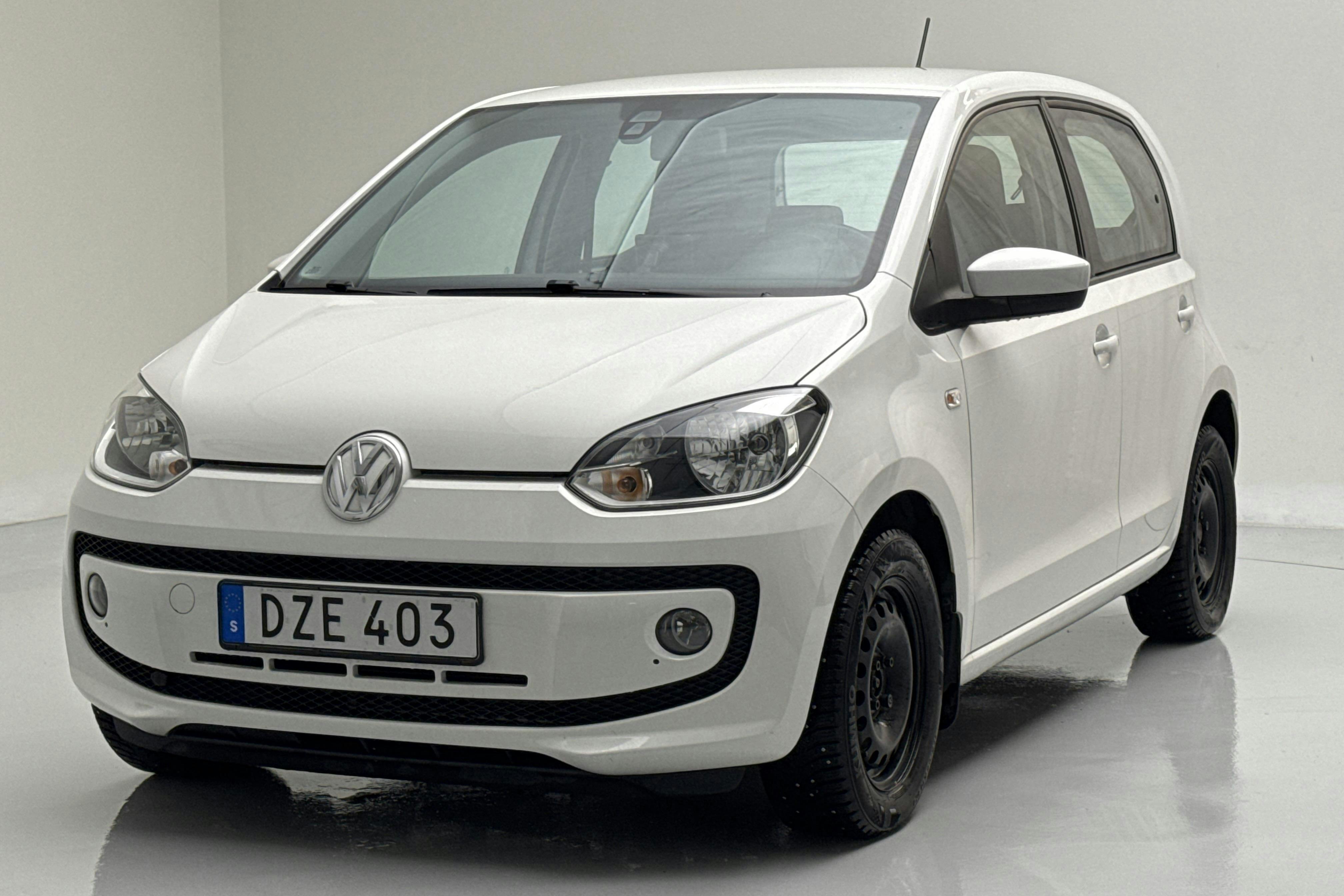 Presentation photo 1 of 13: VW up! 1.0 5dr CNG (68hk) - 37 070 km - Manual - white - 2015
