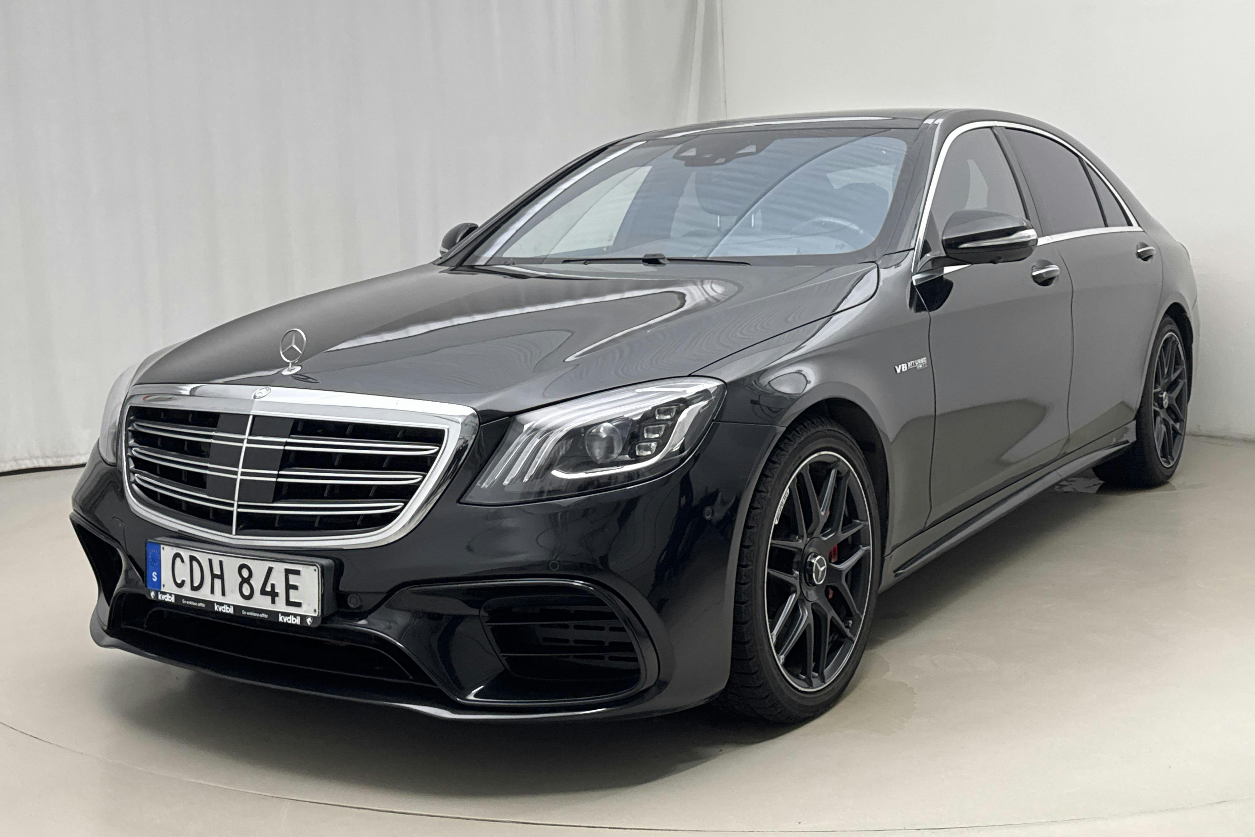 Præsentationsfoto 1 af 32: Mercedes S 63 AMG 4MATIC W222 (612hk) - 131 350 kilometer - Salgsautomat - Sort - 2020