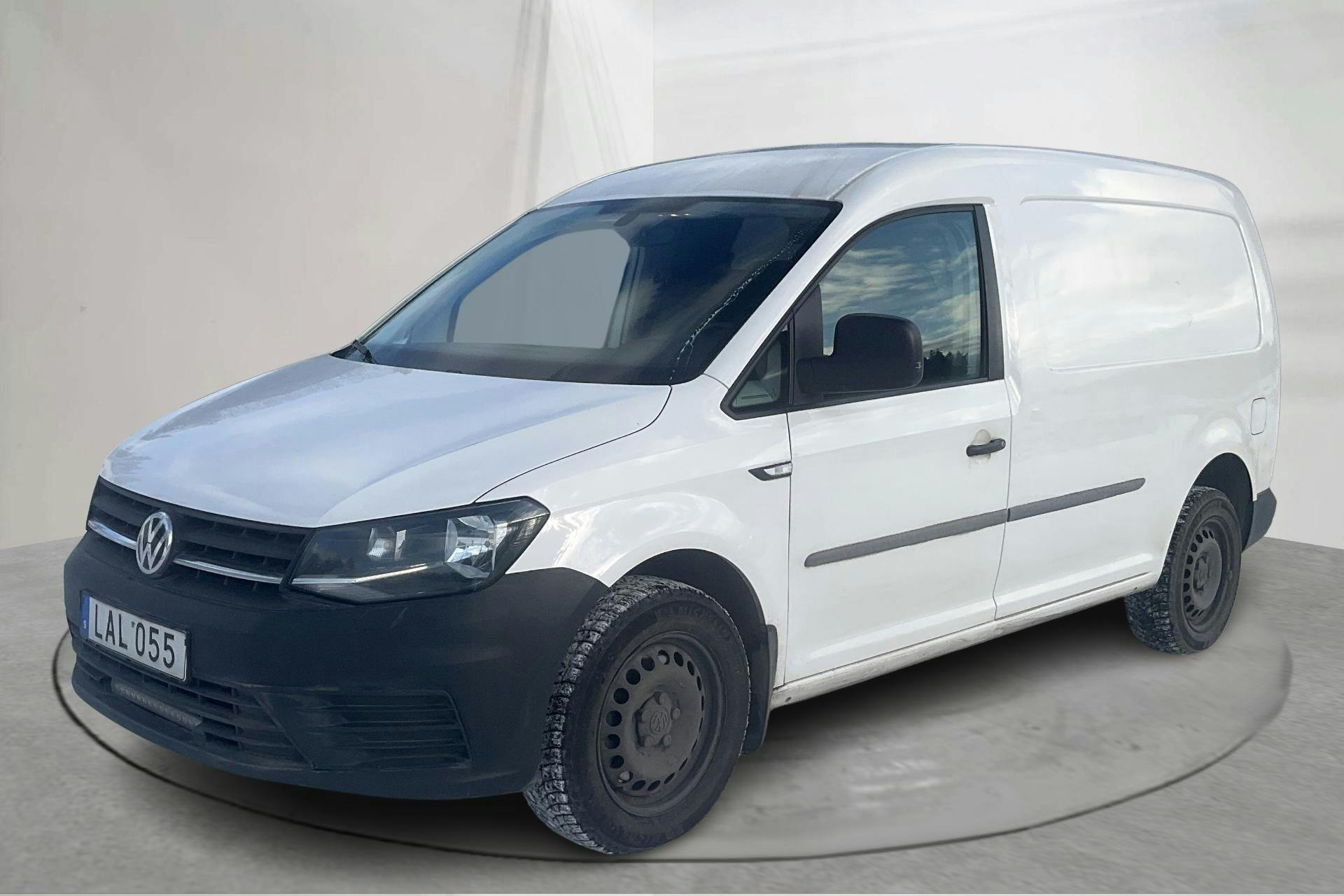 Presentationsfoto 1 av 13: VW Caddy 2.0 TDI Maxi Skåp (150hk) - 16 799 mil - Automat - vit - 2017