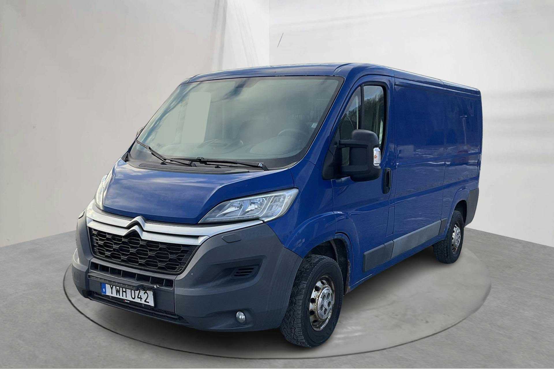 Presentationsfoto 1 av 13: Citroën Jumper III 2.0 HDi Skåp (130hk) - 17 773 mil - Manuell - blå - 2018