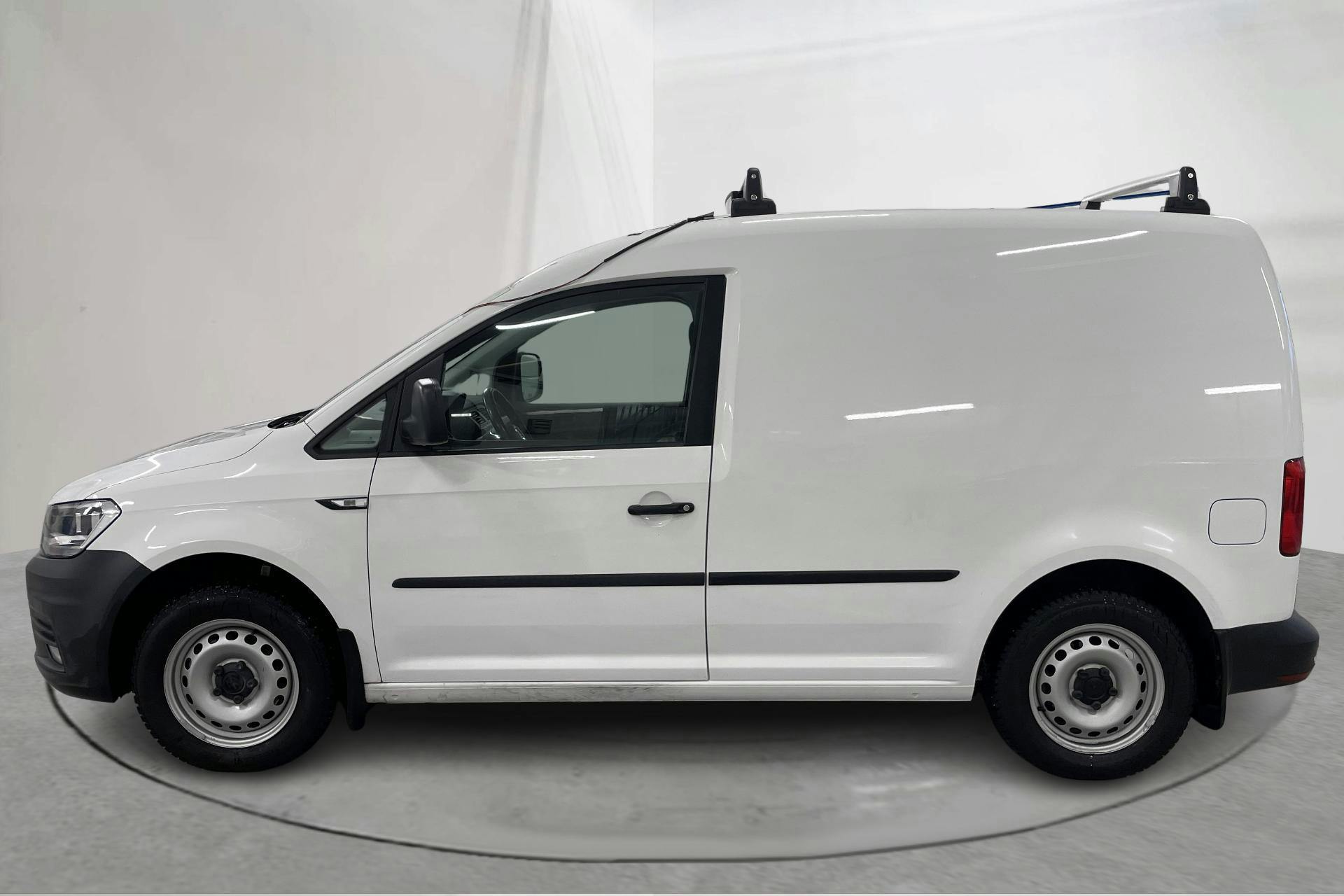 Presentationsfoto 2 av 16: VW Caddy 2.0 TDI Skåp (75hk) - 5 511 mil - Manuell - vit - 2020