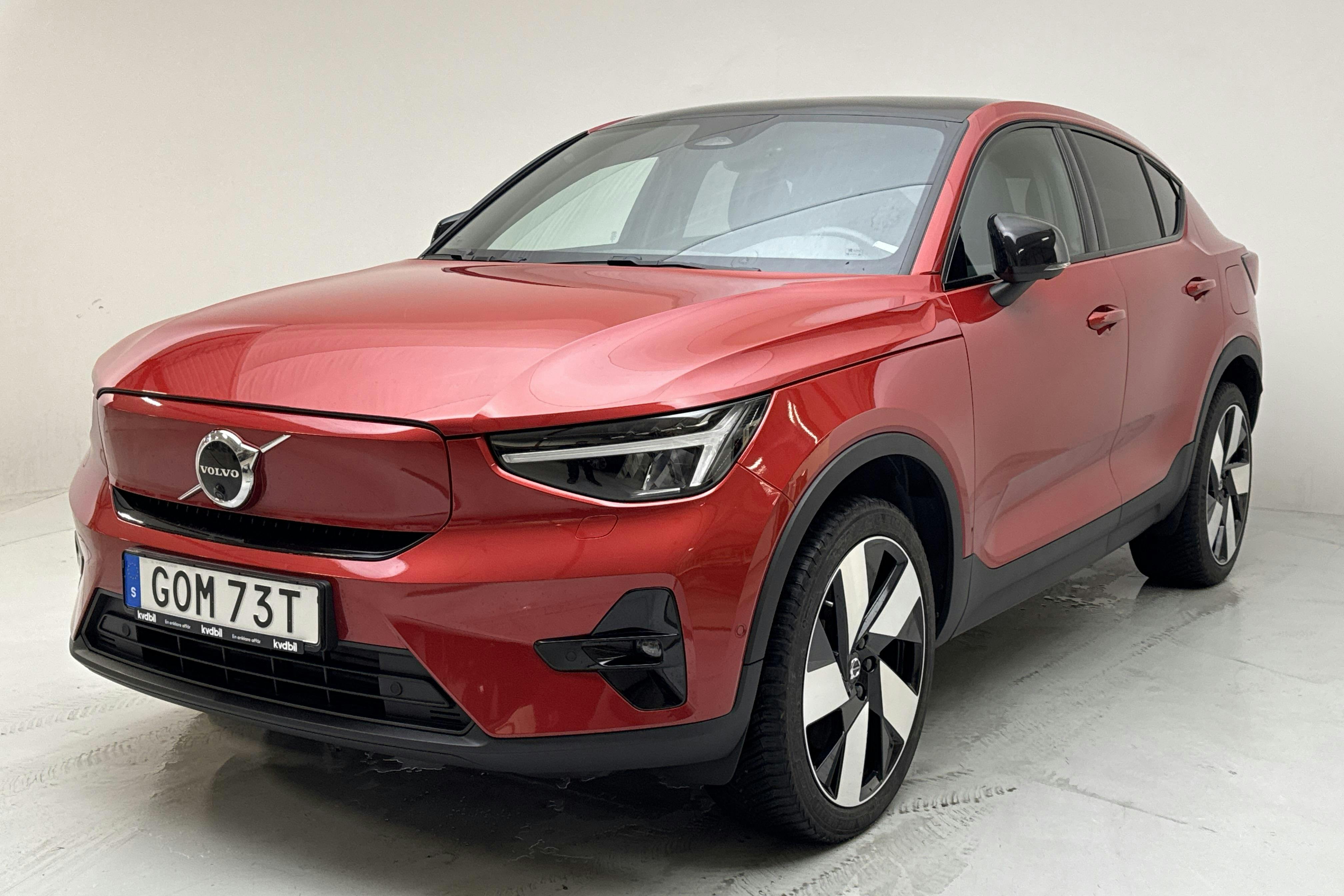 Presentationsfoto 1 av 18: Volvo C40 Recharge Twin (408hk) - 4 497 mil - Automat - röd - 2023