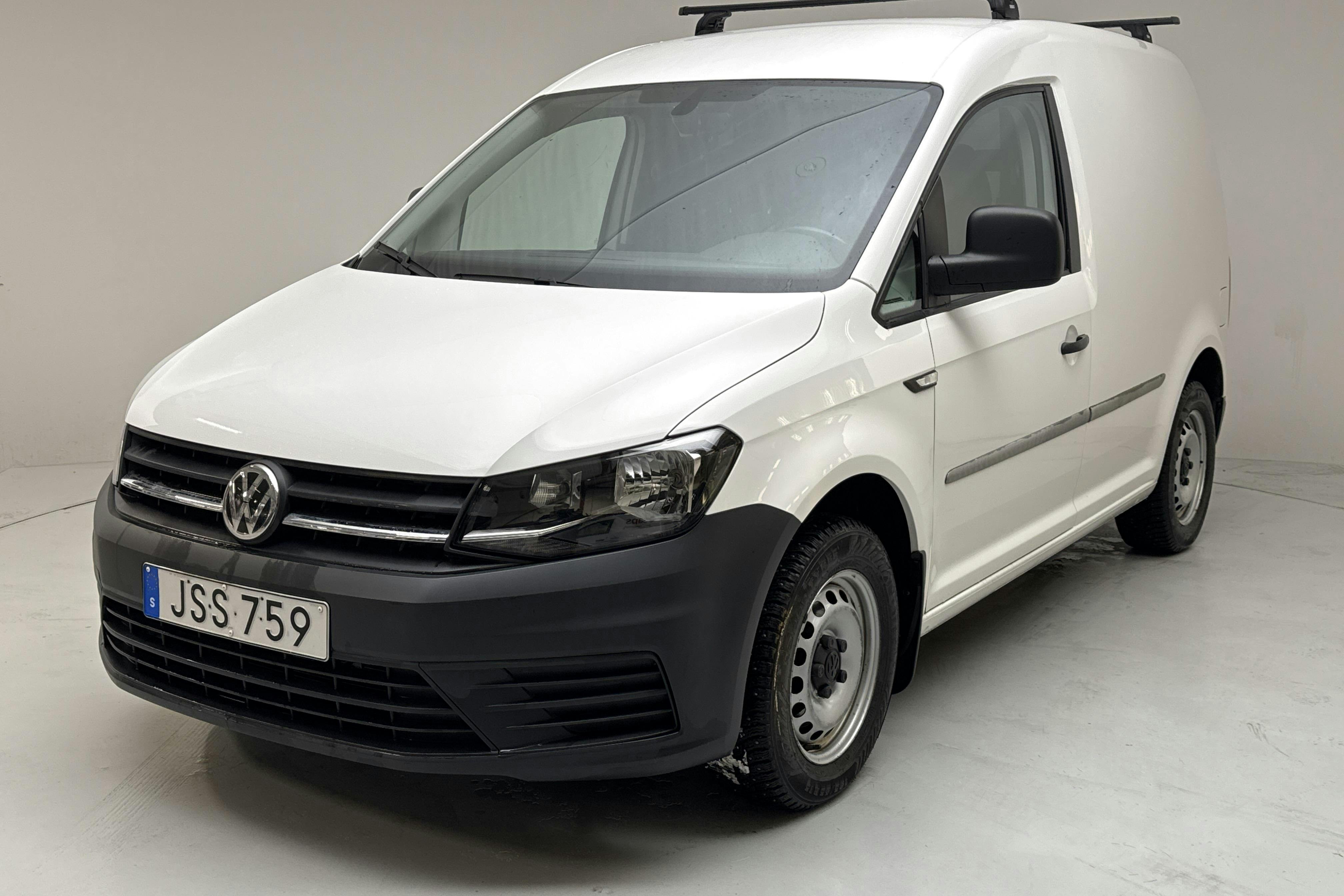 Zdjęcie prezentacyjne 1 z 11: VW Caddy 2.0 TDI Skåp (75hk) - 72 670 km - Manualna - biały - 2019
