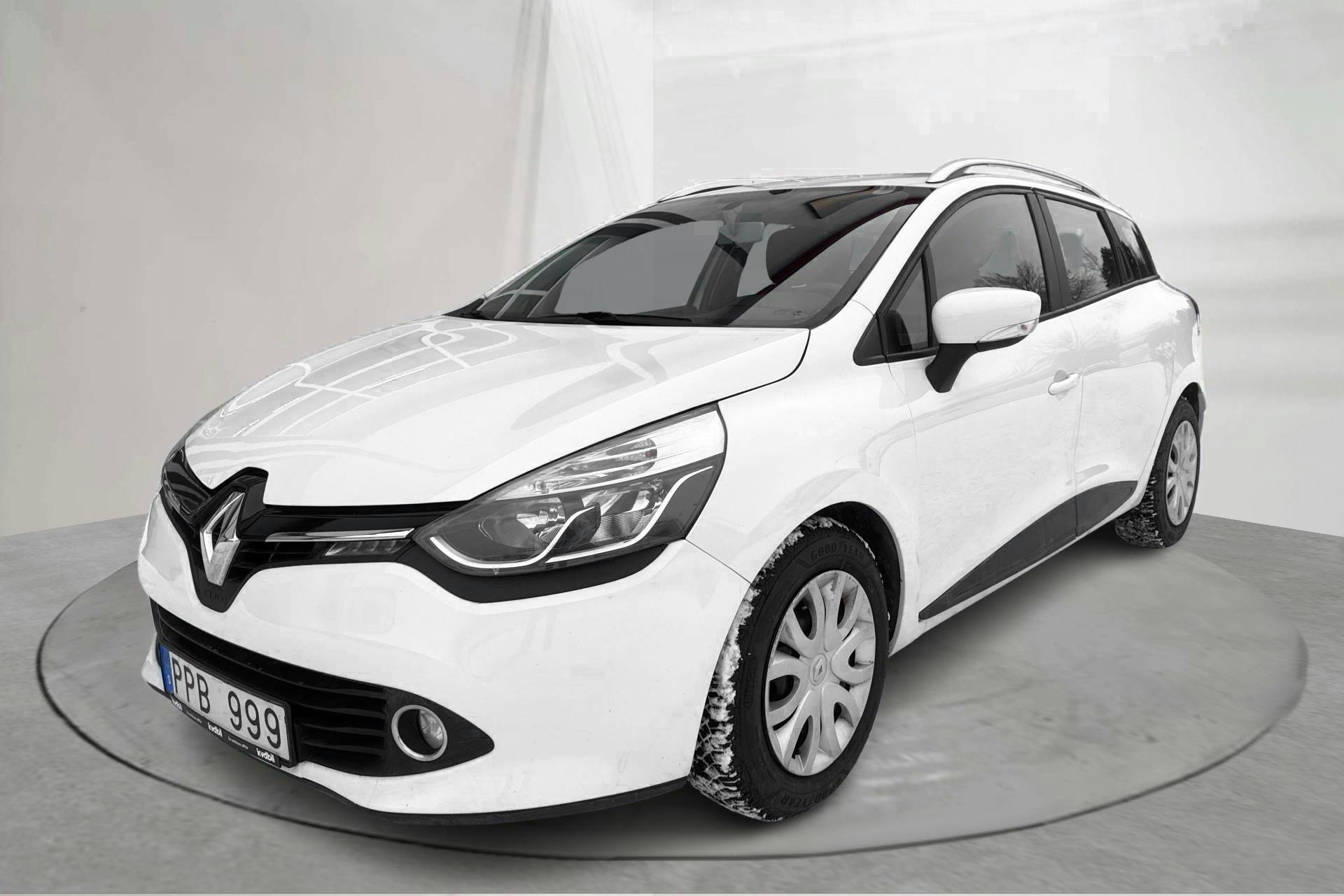 Presentation photo 1 of 14: Renault Clio IV 0.9 TCe 90 Sports Tourer (90hk) - 108 940 km - Manual - white - 2014