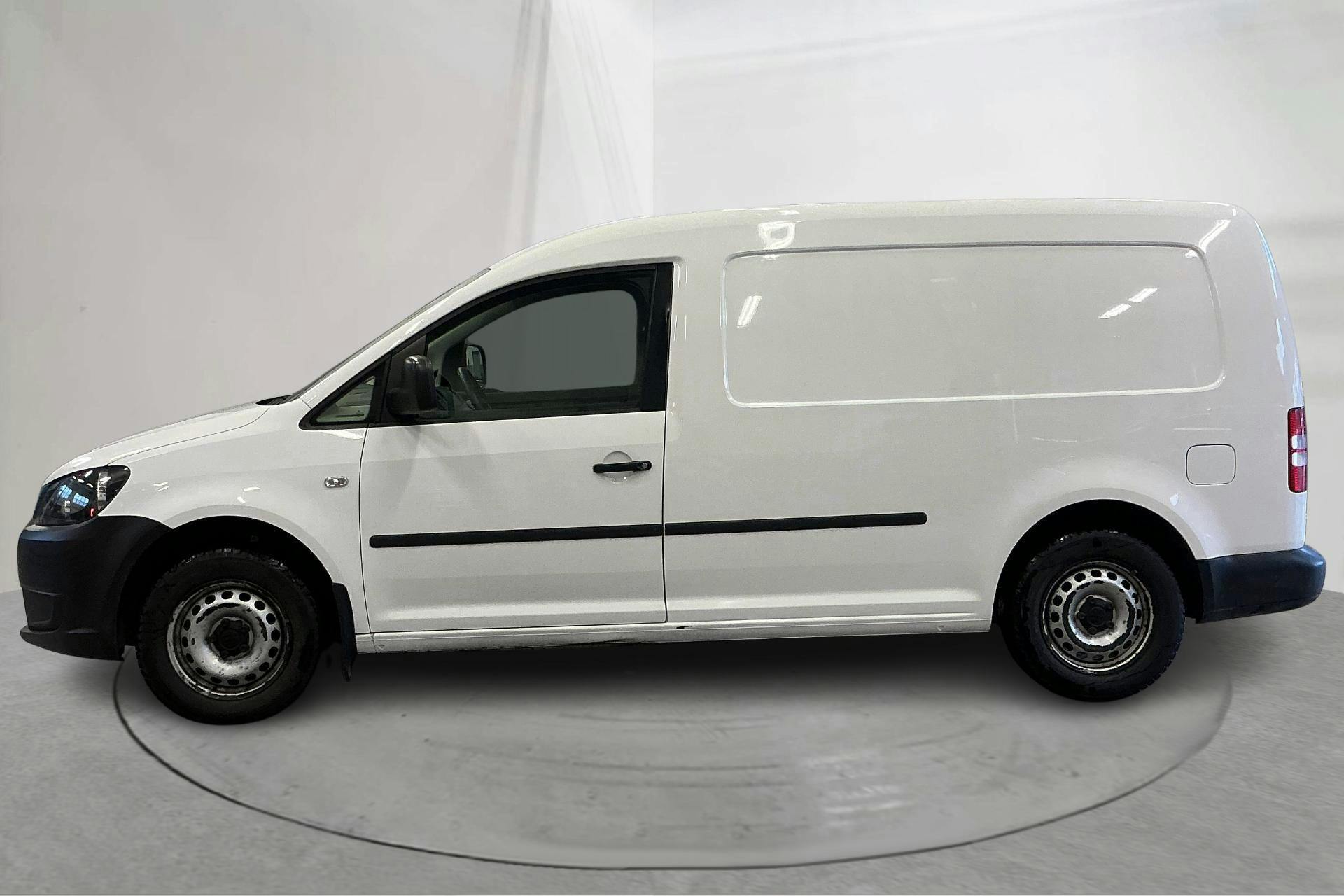 Presentation photo 2 of 14: VW Caddy 1.6 TDI Maxi Skåp (102hk) - 104 630 km - Manual - white - 2015