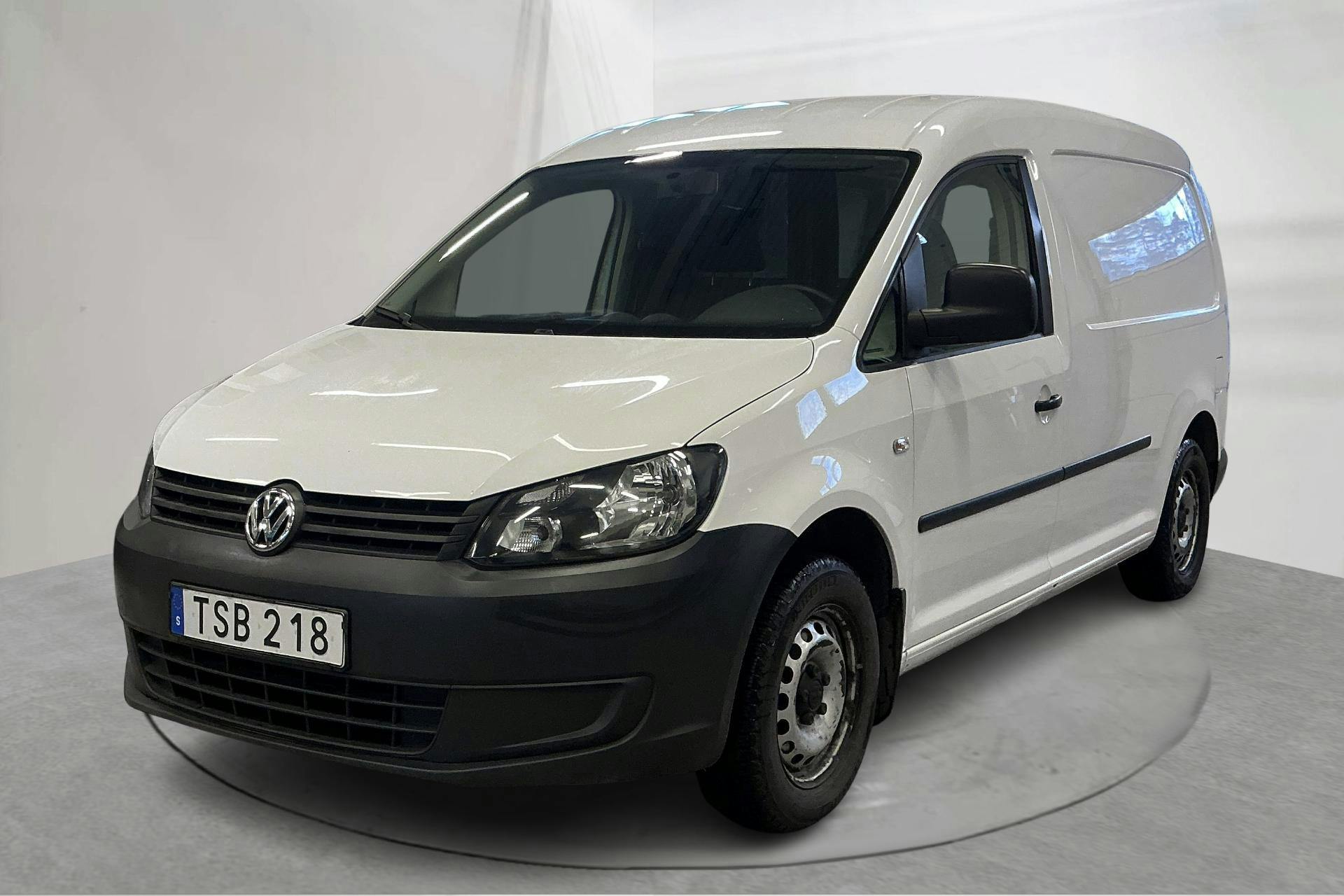 Presentation photo 1 of 14: VW Caddy 1.6 TDI Maxi Skåp (102hk) - 104 630 km - Manual - white - 2015