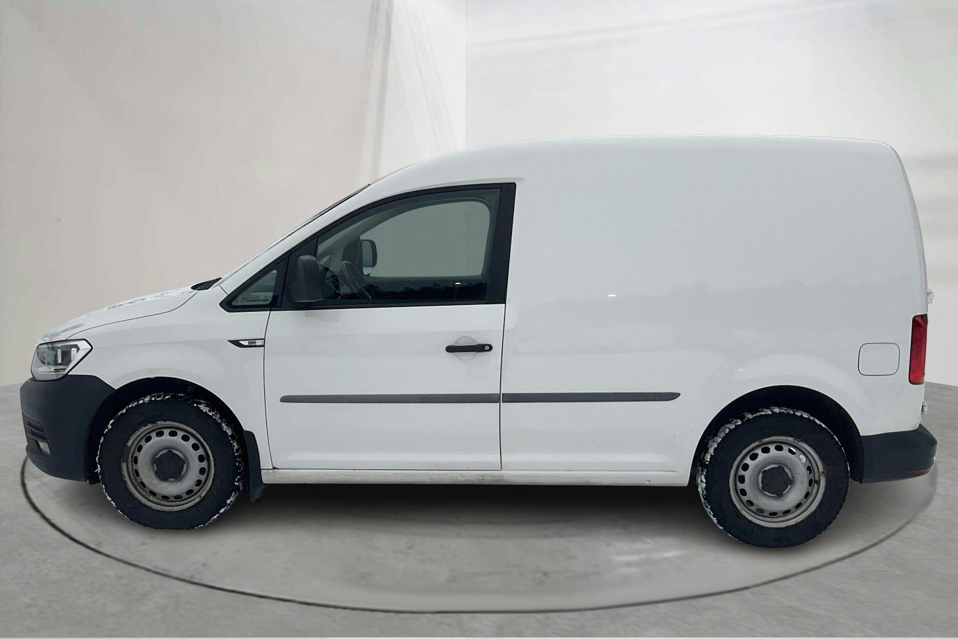 Presentationsfoto 2 av 12: VW Caddy 2.0 TDI Skåp (75hk) - 19 023 mil - Manuell - vit - 2020