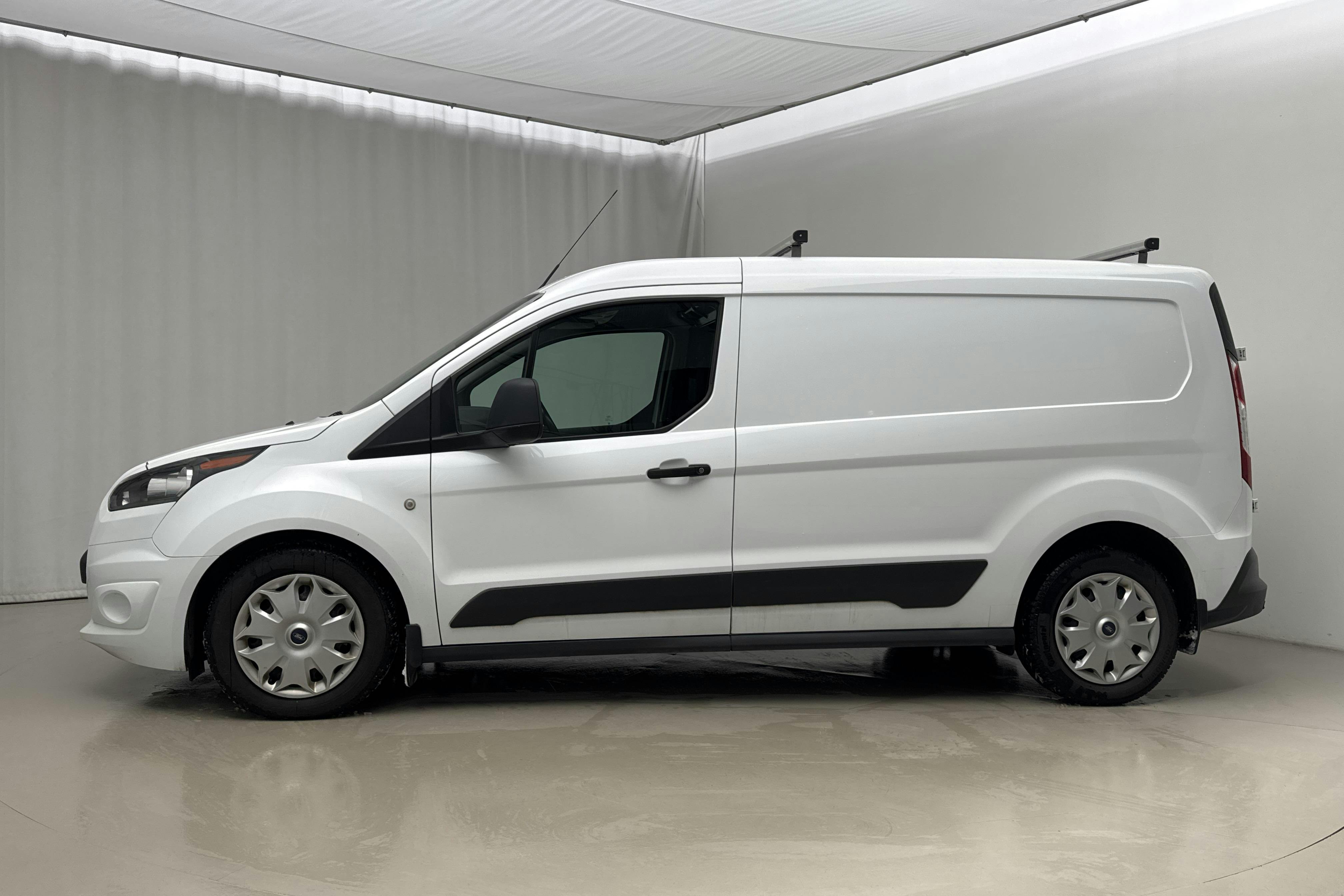 Presentation photo 2 of 20: Ford Transit Connect 1.5 TDCi (100hk) - 82 280 km - Automatic - white - 2017