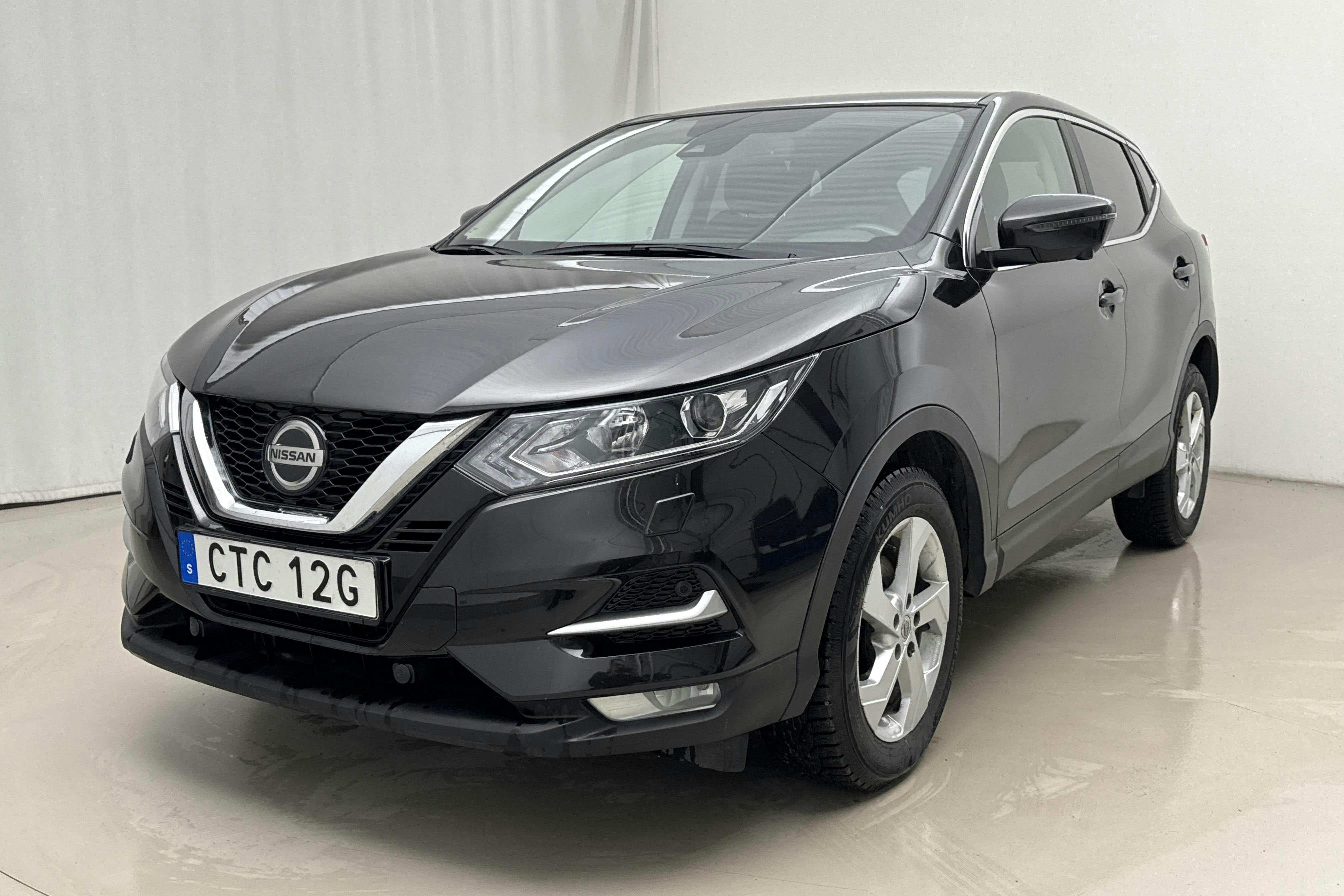 Presentationsfoto 1 av 16: Nissan Qashqai 1.3 DIG-T (160hk) - 6 662 mil - Automat - svart - 2021
