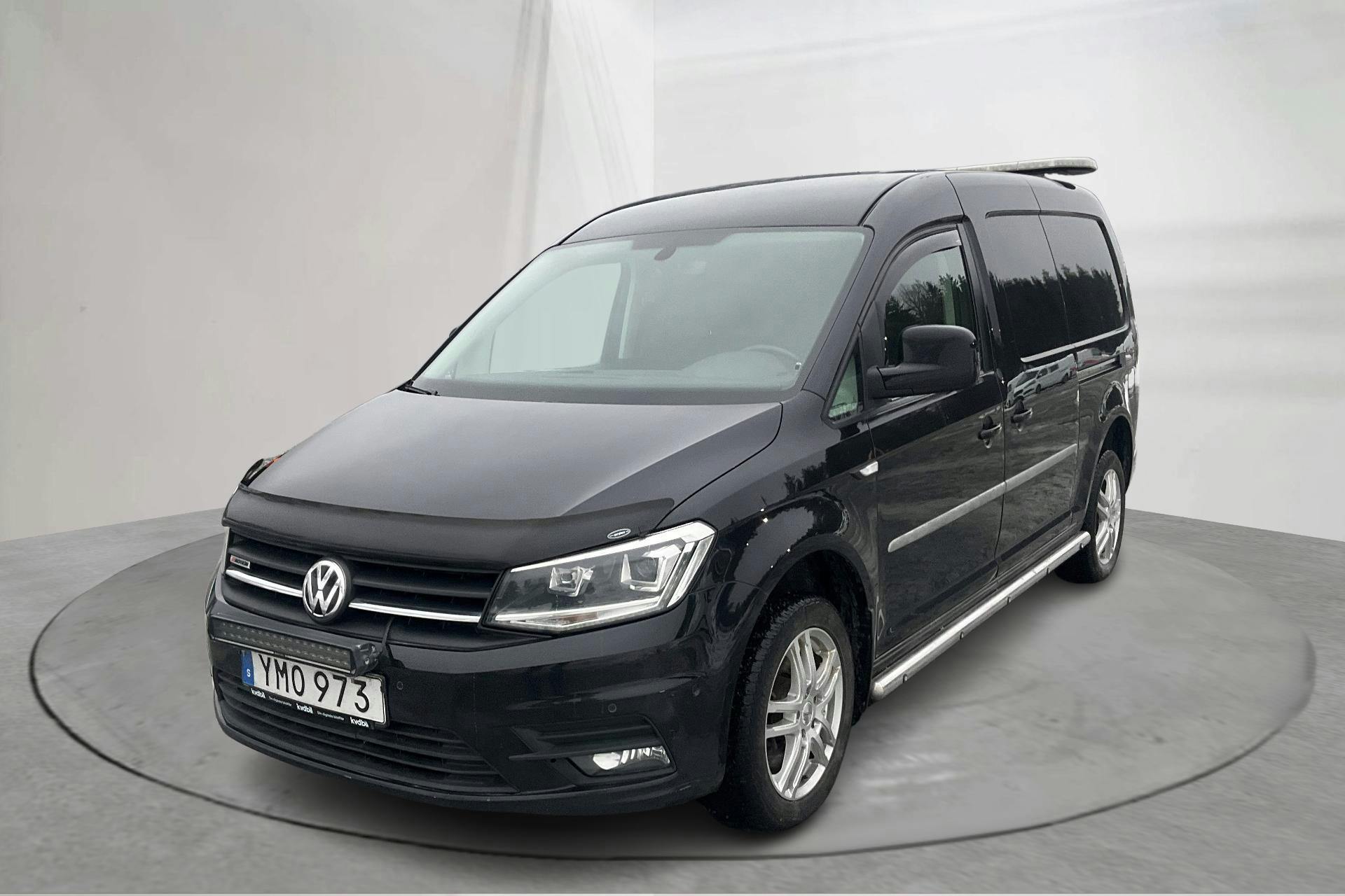 Presentation photo 1 of 14: VW Caddy 2.0 TDI Maxi Skåp 4MOTION (150hk) - 208 380 km - Automatic - black - 2018