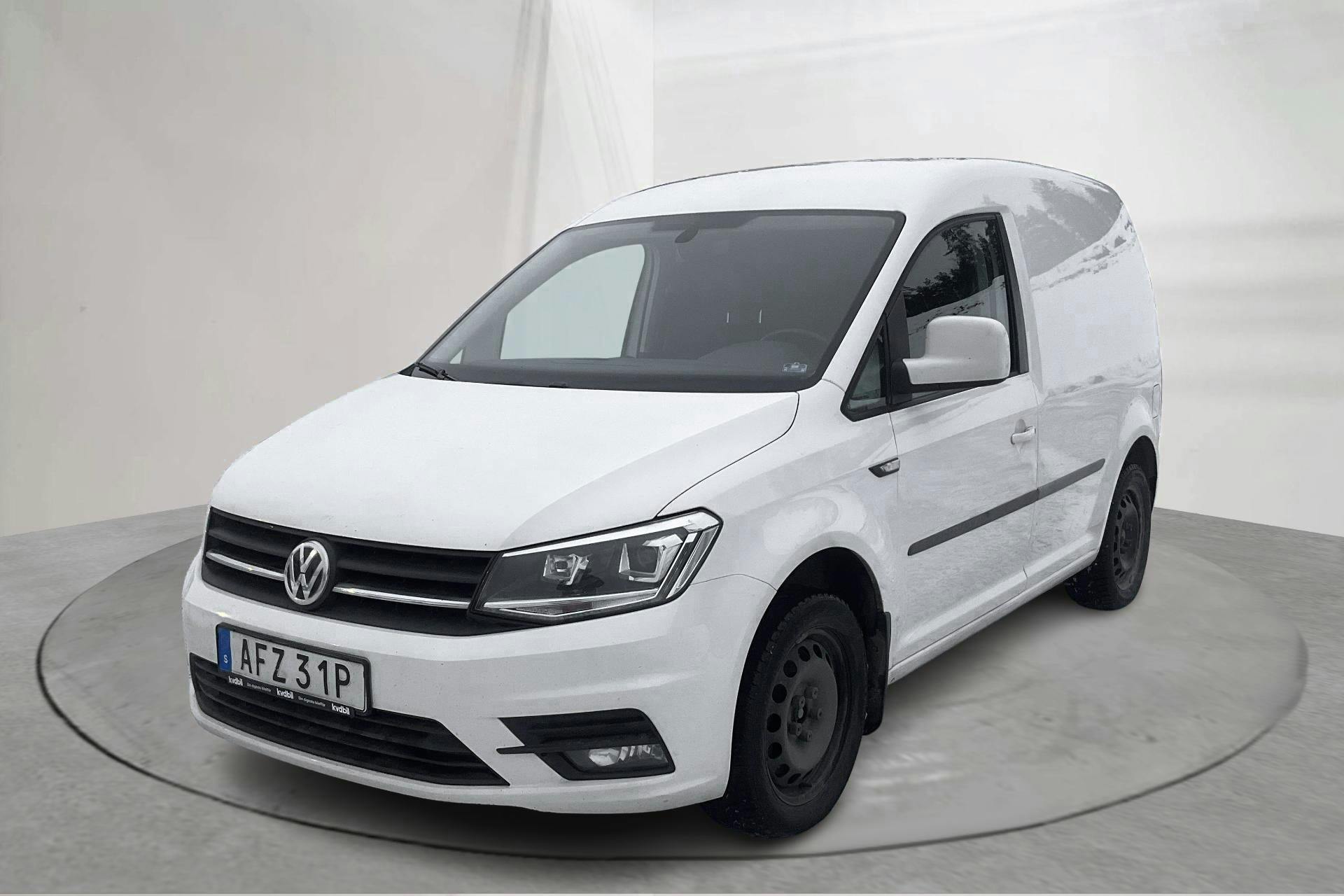 Presentationsfoto 1 av 14: VW Caddy 1.4 TSI (130hk) - 15 801 mil - Automat - vit - 2020