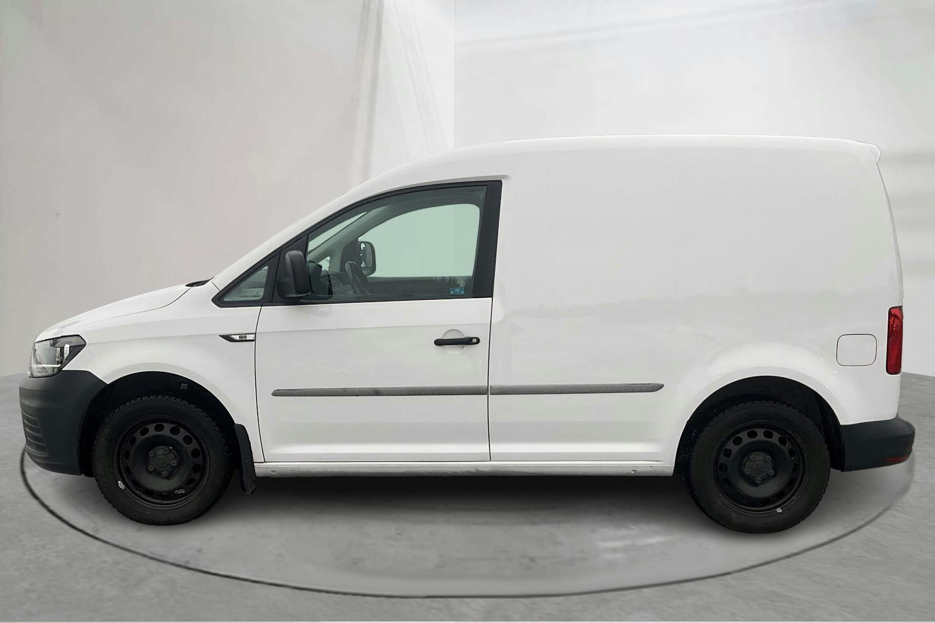 Presentation photo 2 of 14: VW Caddy 1.4 TSI Skåp (125hk) - 103 270 km - Automatic - white - 2019