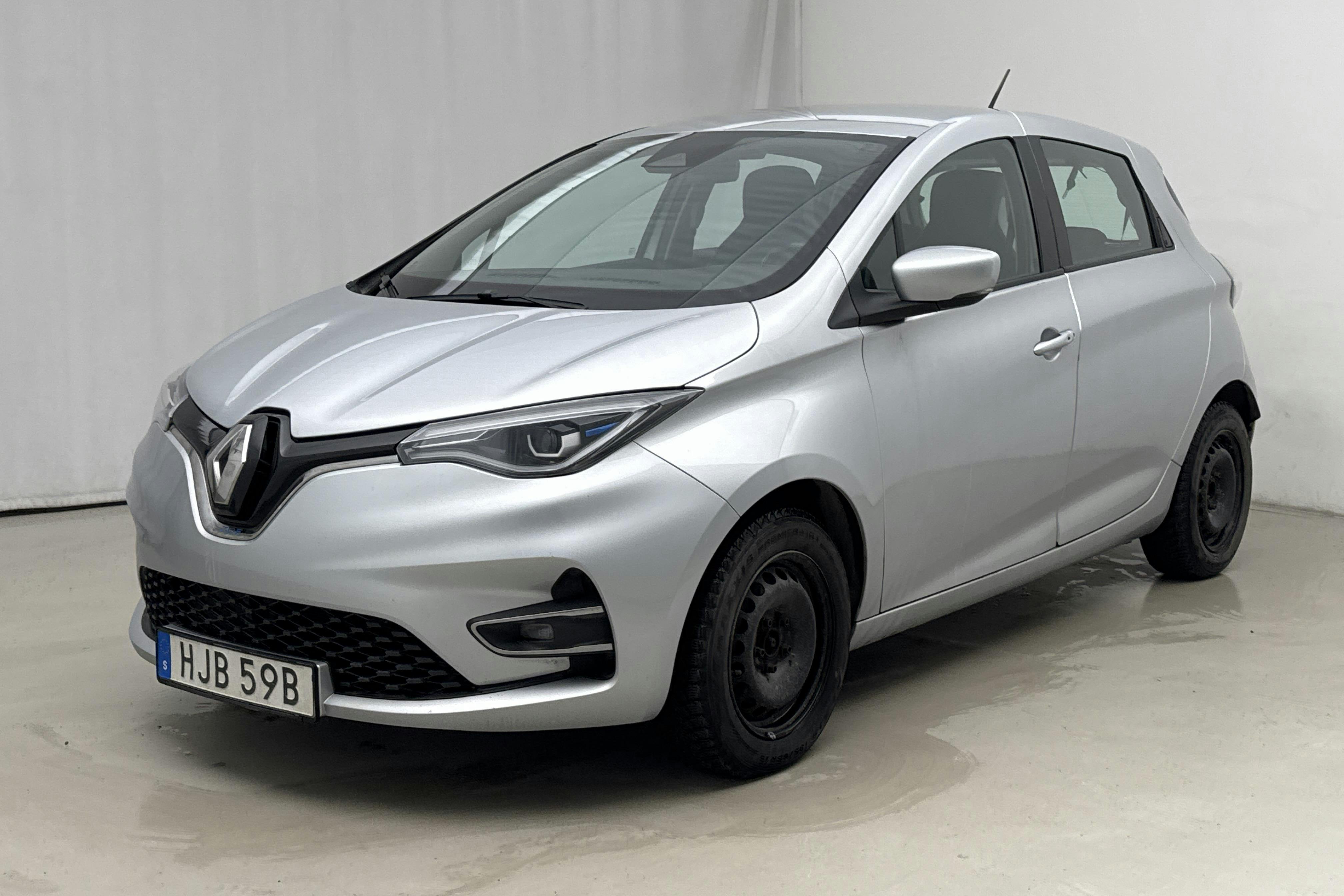 Presentationsfoto 1 av 14: Renault Zoe 52kWh R110 (108hk) - 19 791 mil - Automat - silver - 2020