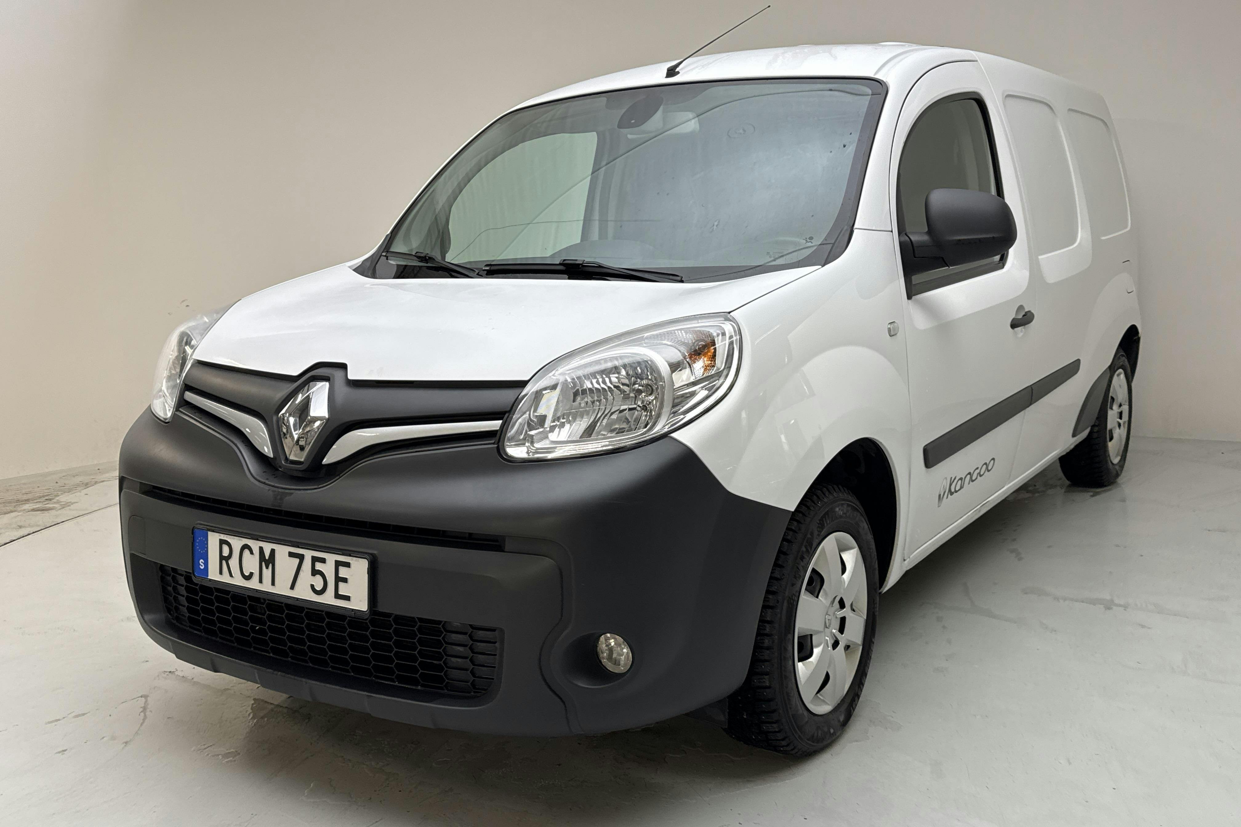 Presentationsfoto 1 av 13: Renault Kangoo 1.5 dCi Maxi Skåp (115hk) - 8 080 mil - Manuell - vit - 2020