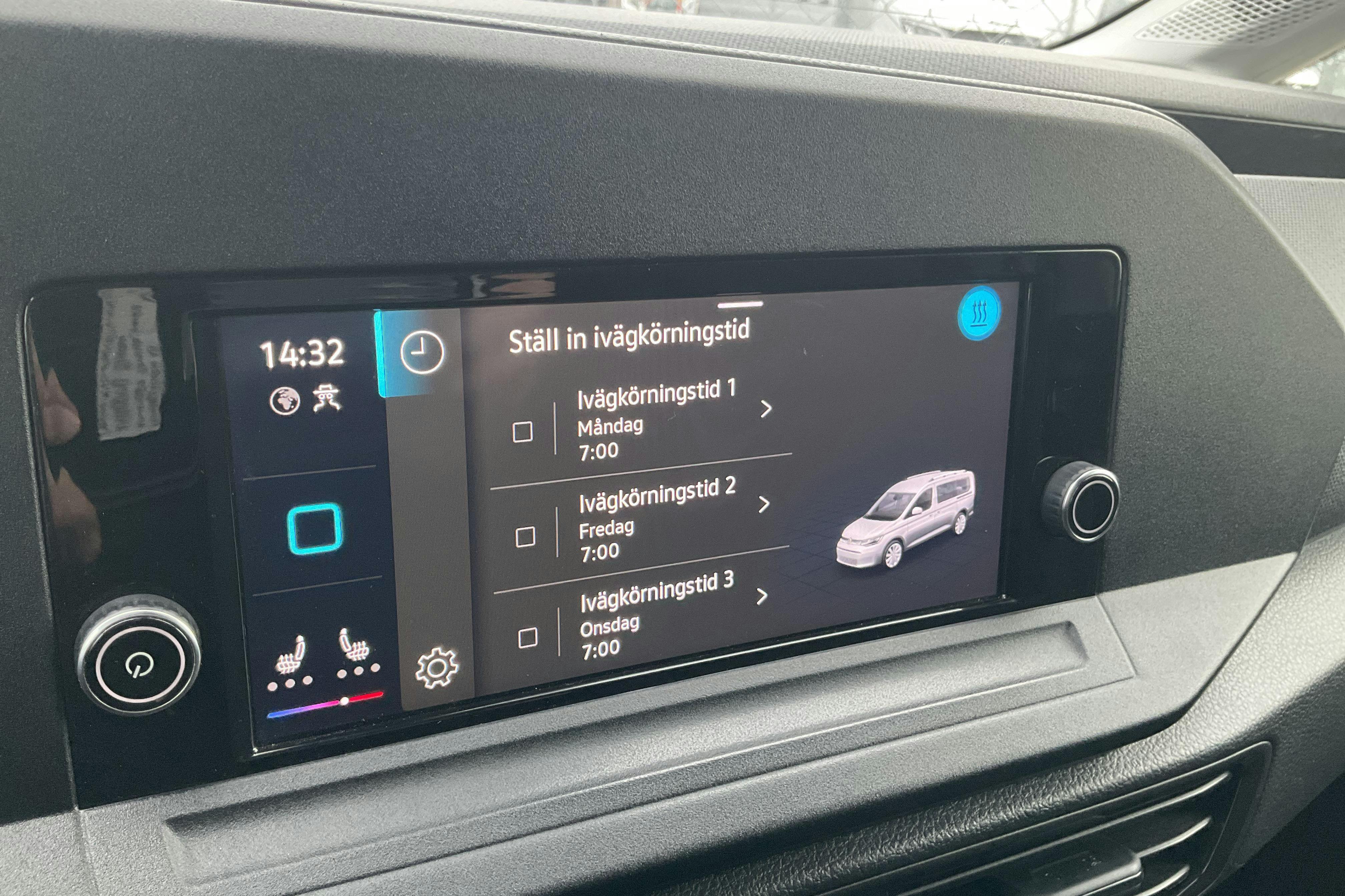 Presentation photo 12 of 12: VW Caddy Cargo Maxi 2.0 TDI (102hk) - 129 300 km - Manual - white - 2021