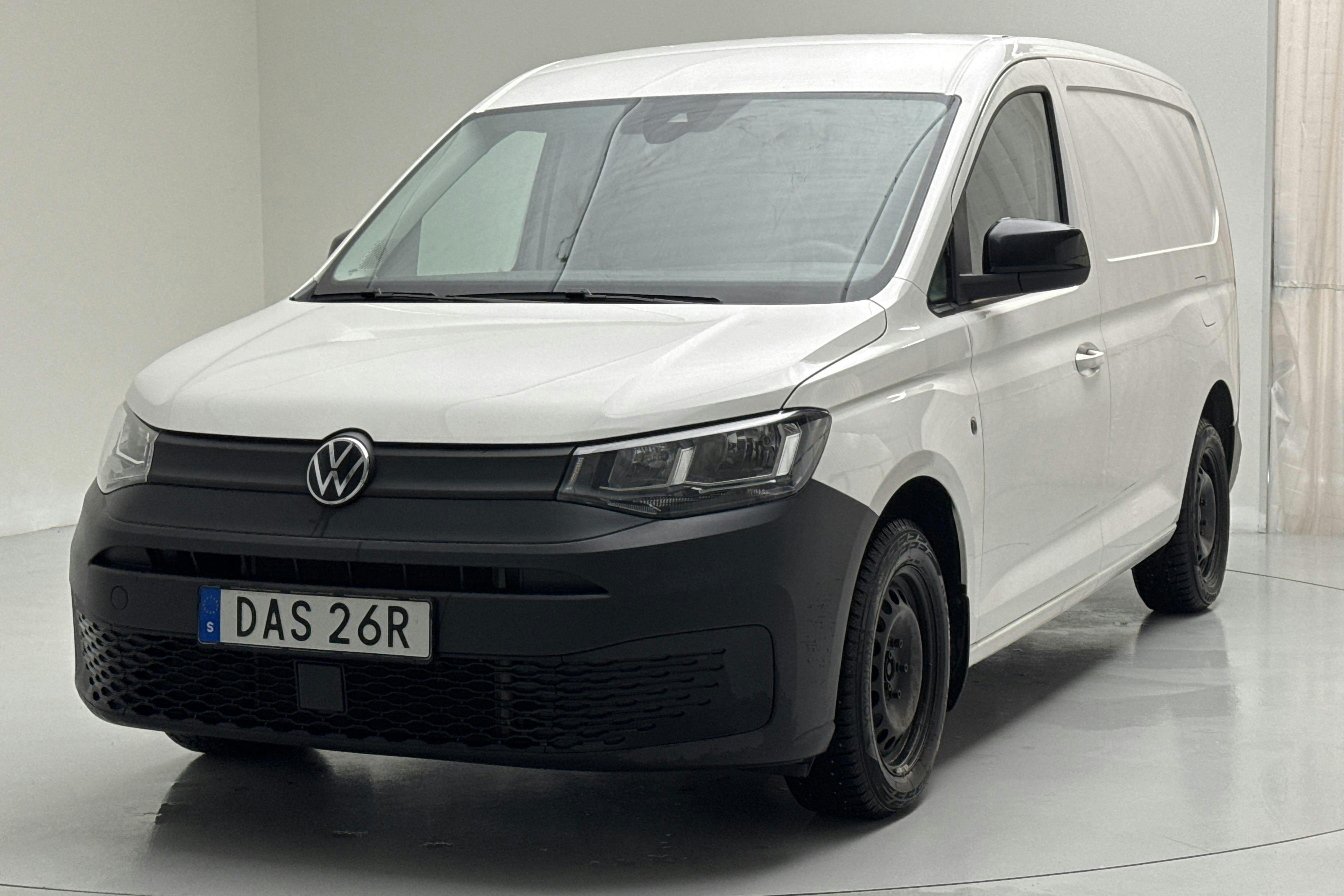 Presentation photo 1 of 12: VW Caddy Cargo Maxi 2.0 TDI (102hk) - 129 300 km - Manual - white - 2021