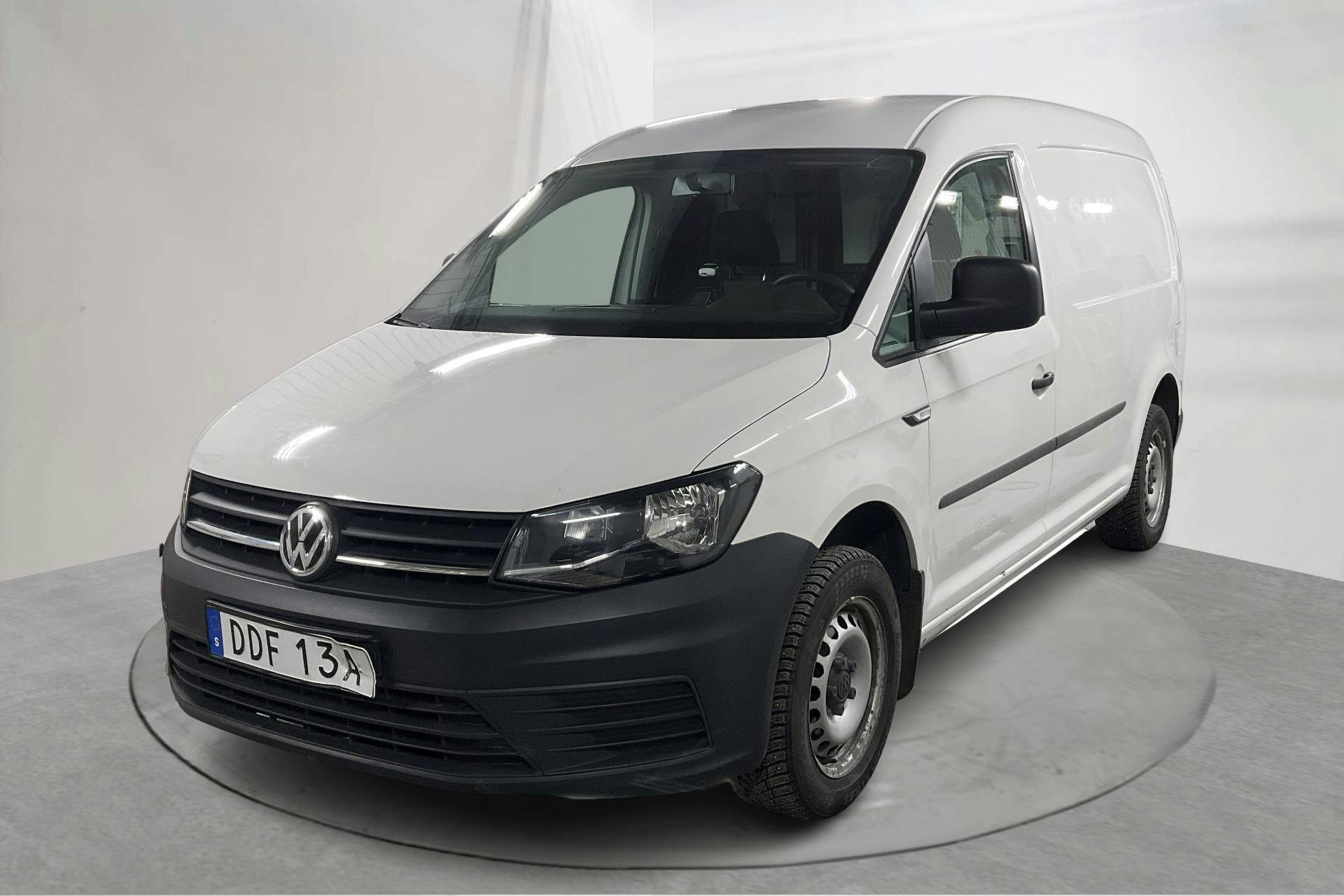 Presentation photo 1 of 12: VW Caddy 2.0 TDI Maxi Skåp (102hk) - 186 110 km - Automatic - white - 2019