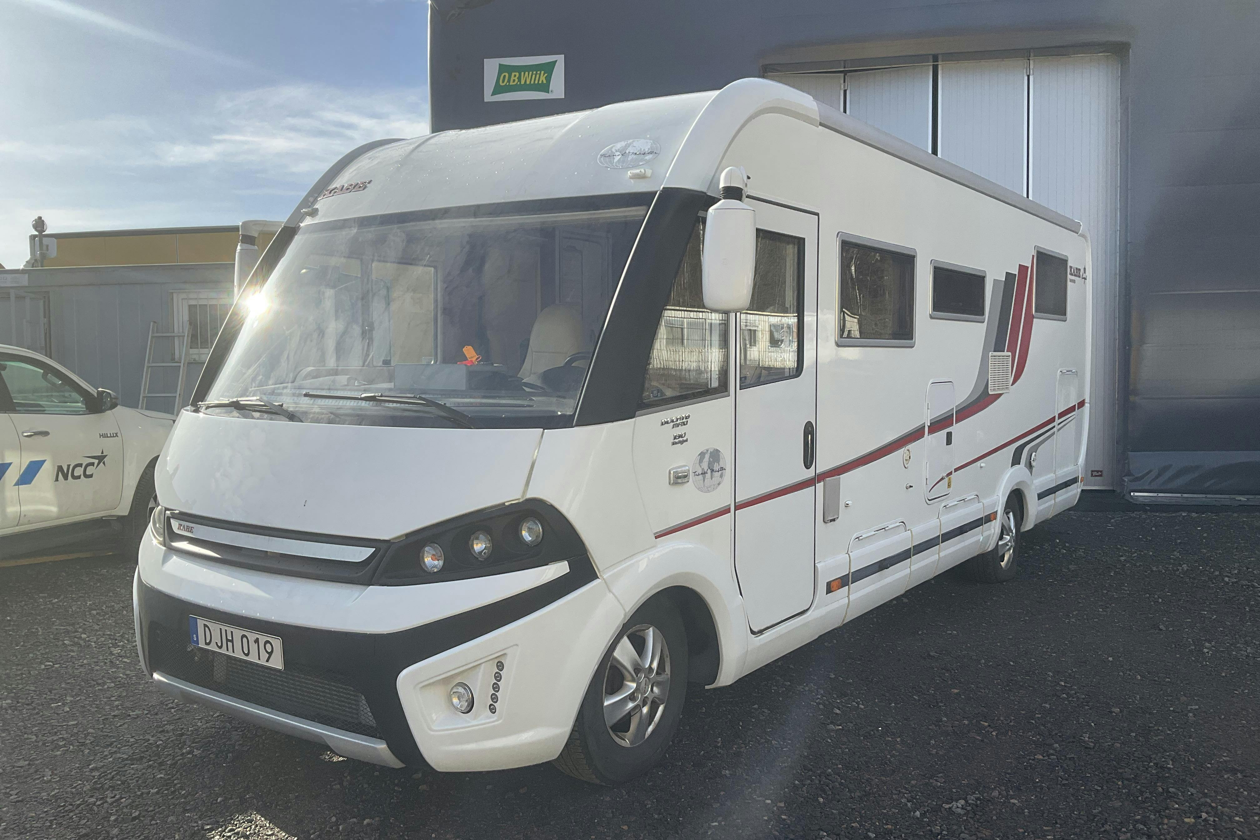 Presentation photo 1 of 38: FIAT KABE Travel Master I 810 QB Husbil - 114 870 km - Automatic - white - 2012