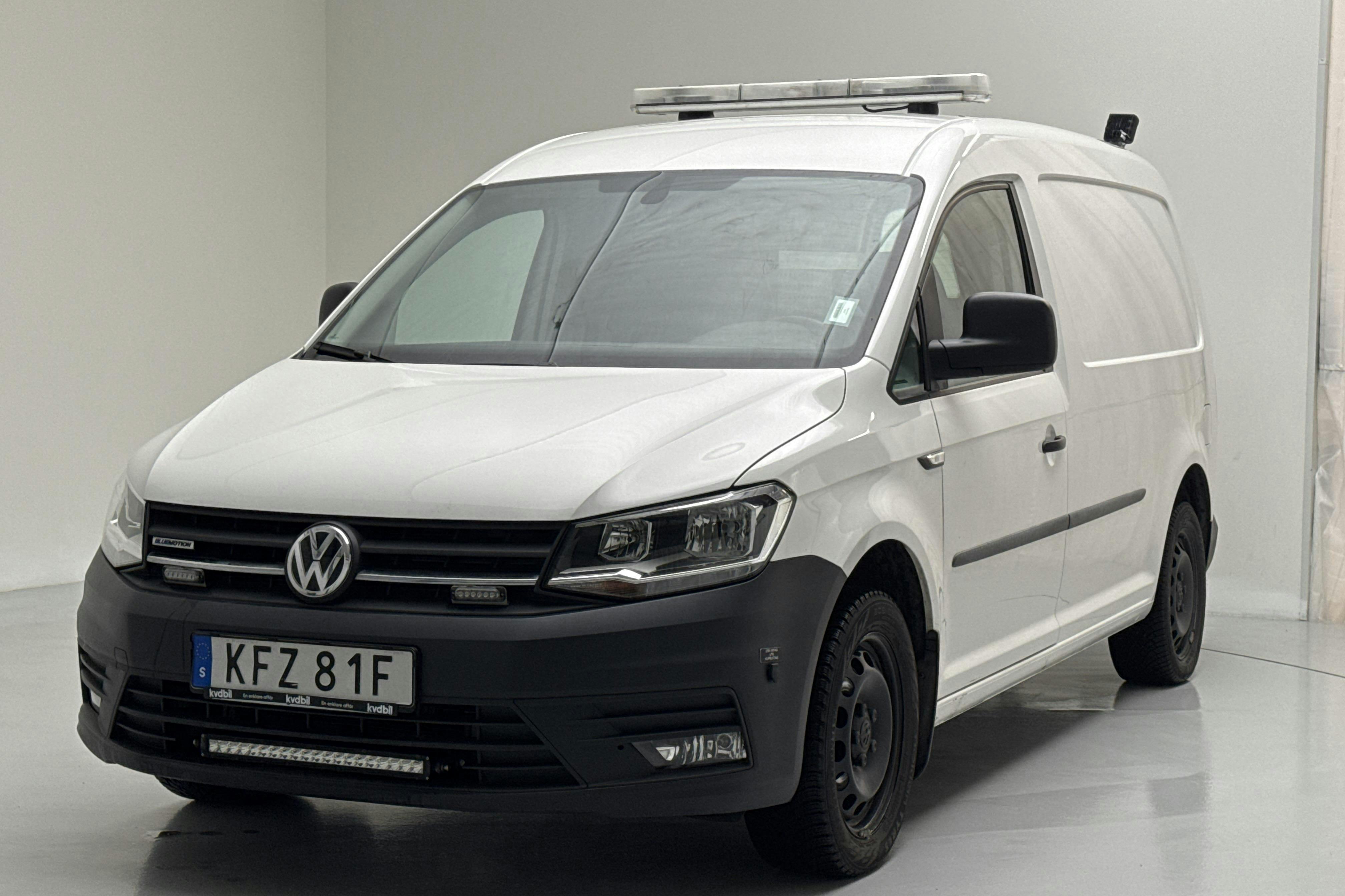 Zdjęcie prezentacyjne 1 z 13: VW Caddy 1.4 TGI Maxi Skåp (110hk) - 38 490 km - Manualna - biały - 2020