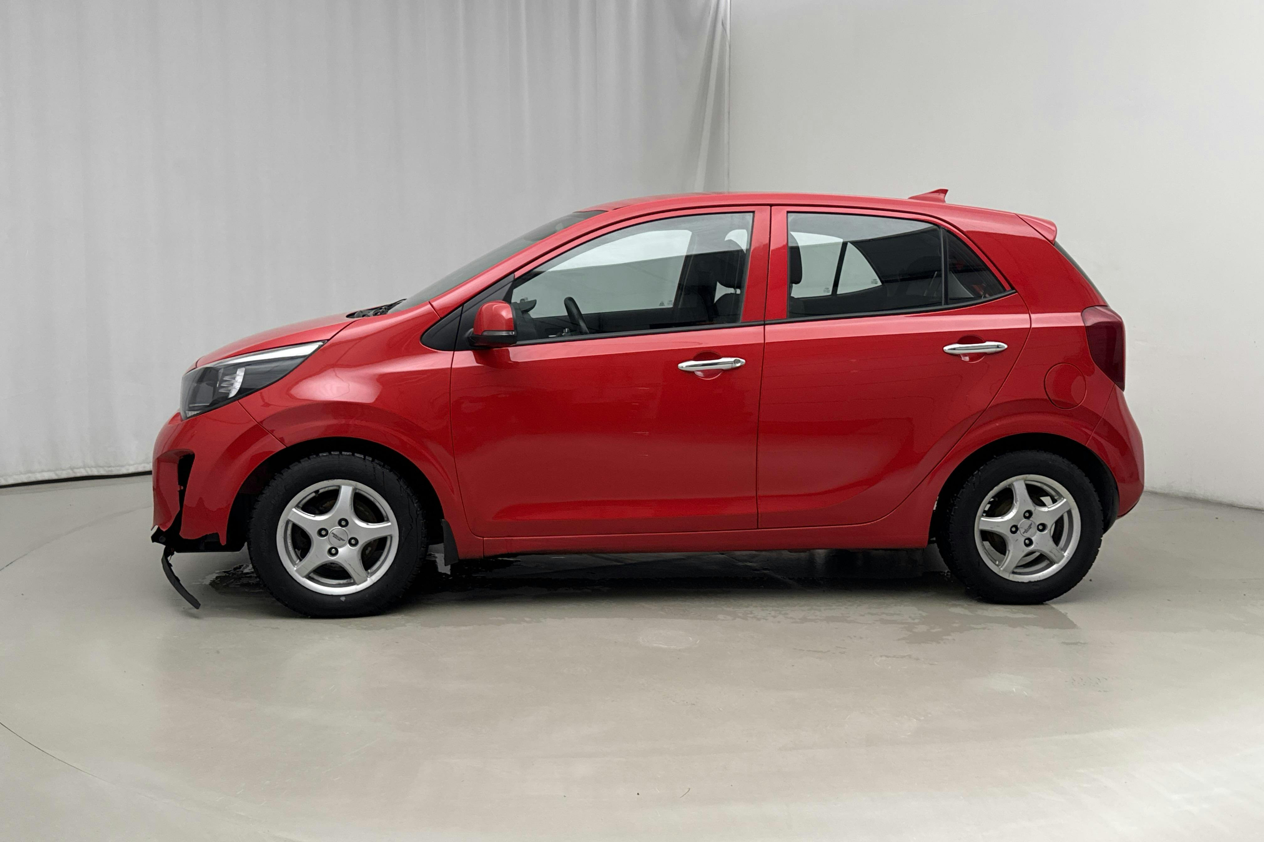Præsentationsfoto 2 af 12: KIA Picanto 1.0 DPI (67hk) - 213 090 kilometer - Salgsautomat - Rød farve - 2022