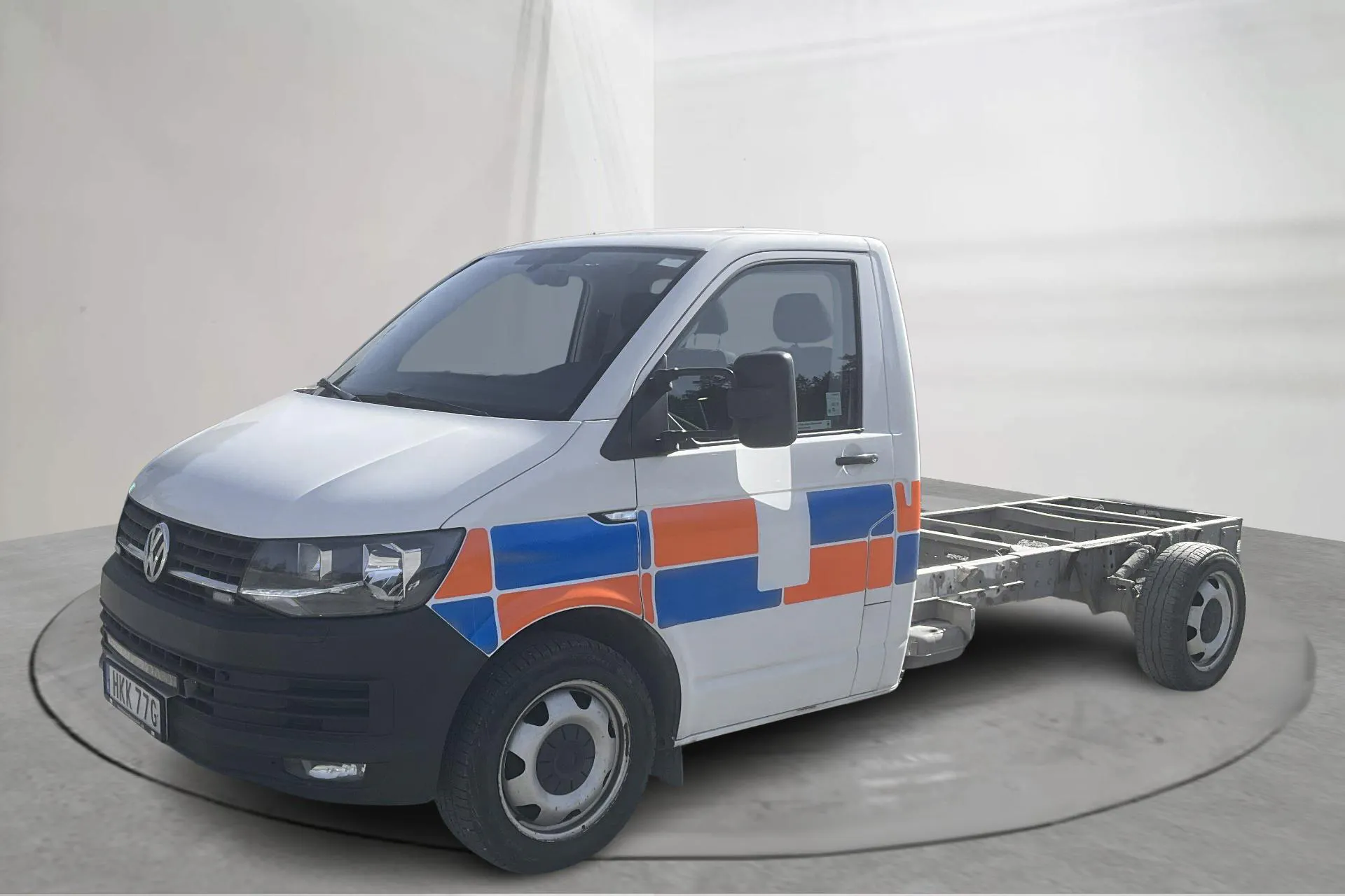 Presentationsfoto 1 av 11: VW Transporter T6 2.0 TDI BMT (150hk) - 10 322 mil - Automat - vit - 2019