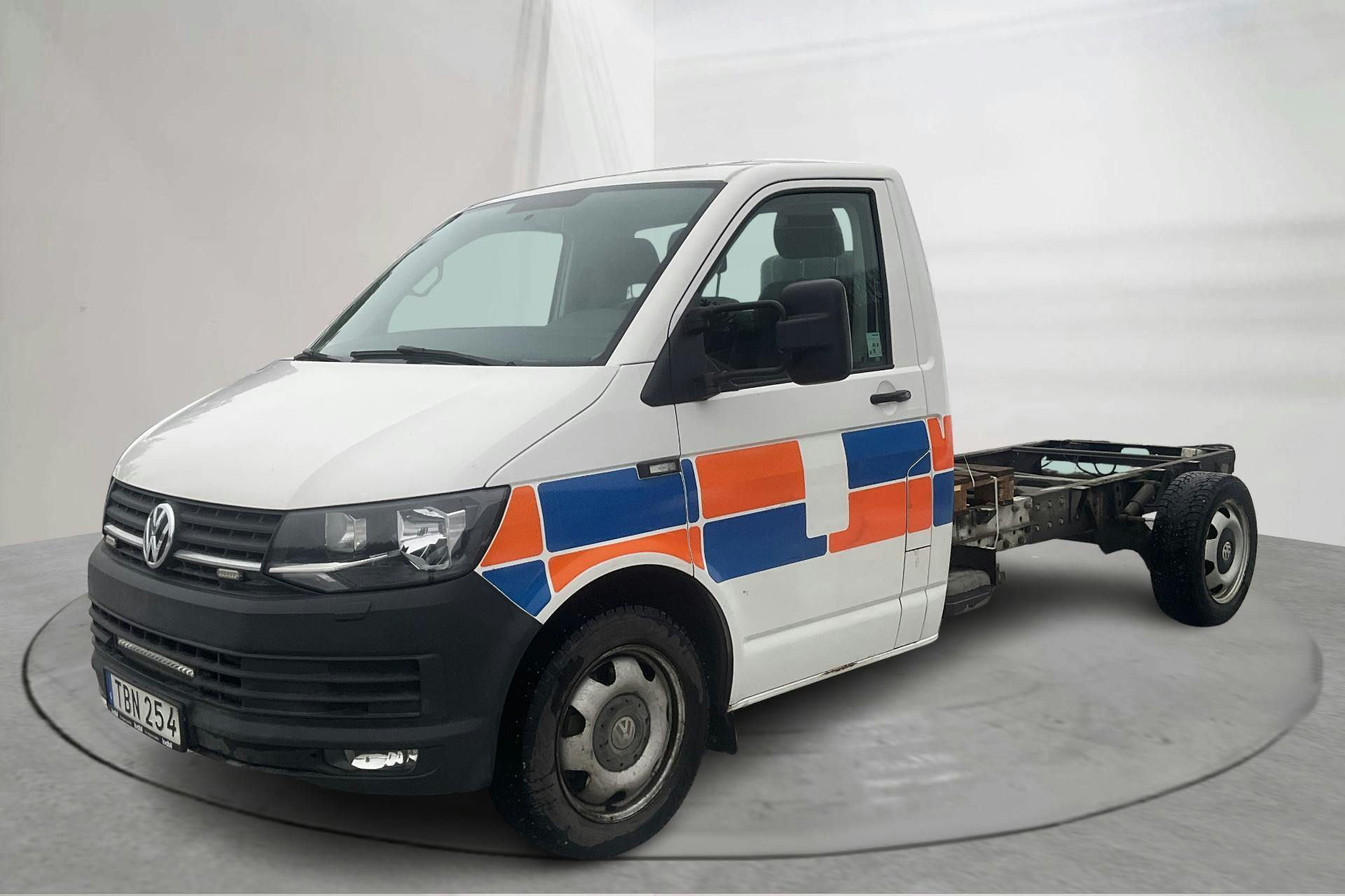 Presentation photo 1 of 11: VW Transporter T6 2.0 TDI BMT (204hk) - 112 750 km - Automatic - white - 2019