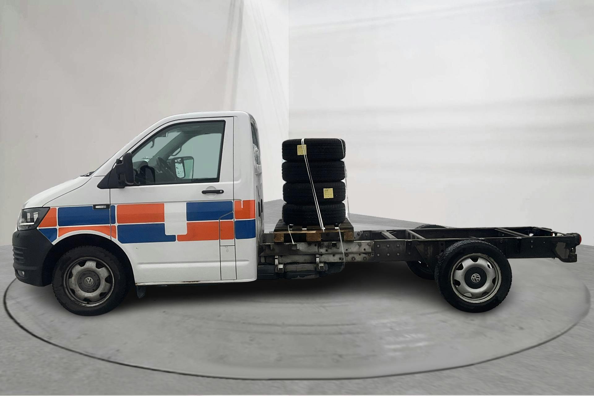 Presentation photo 2 of 11: VW Transporter T6 2.0 TDI BMT (204hk) - 112 750 km - Automatic - white - 2019