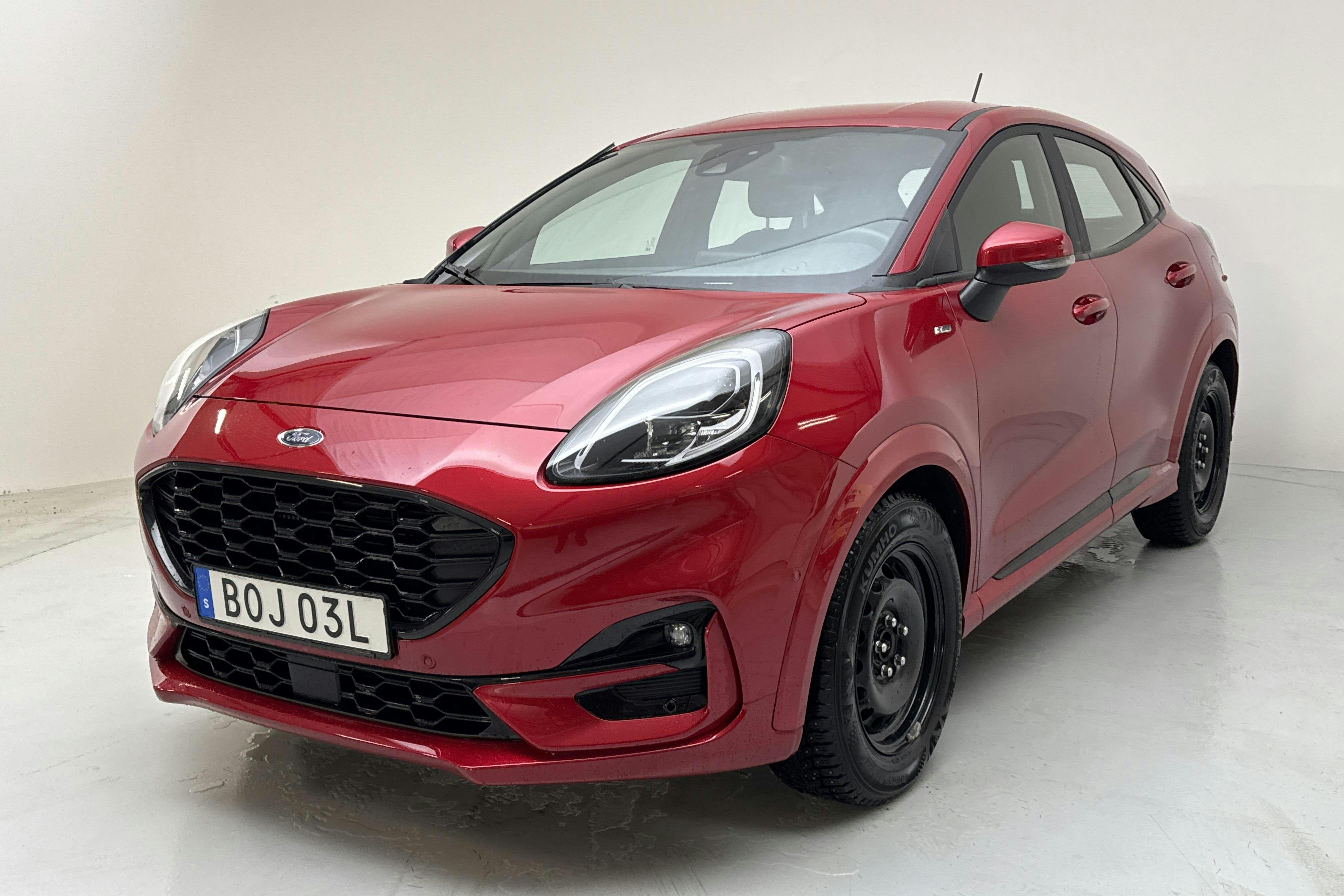 Presentation photo 1 of 15: Ford Puma 1.0T E85 MHEV (125hk) - 23 900 km - Manual - red - 2024