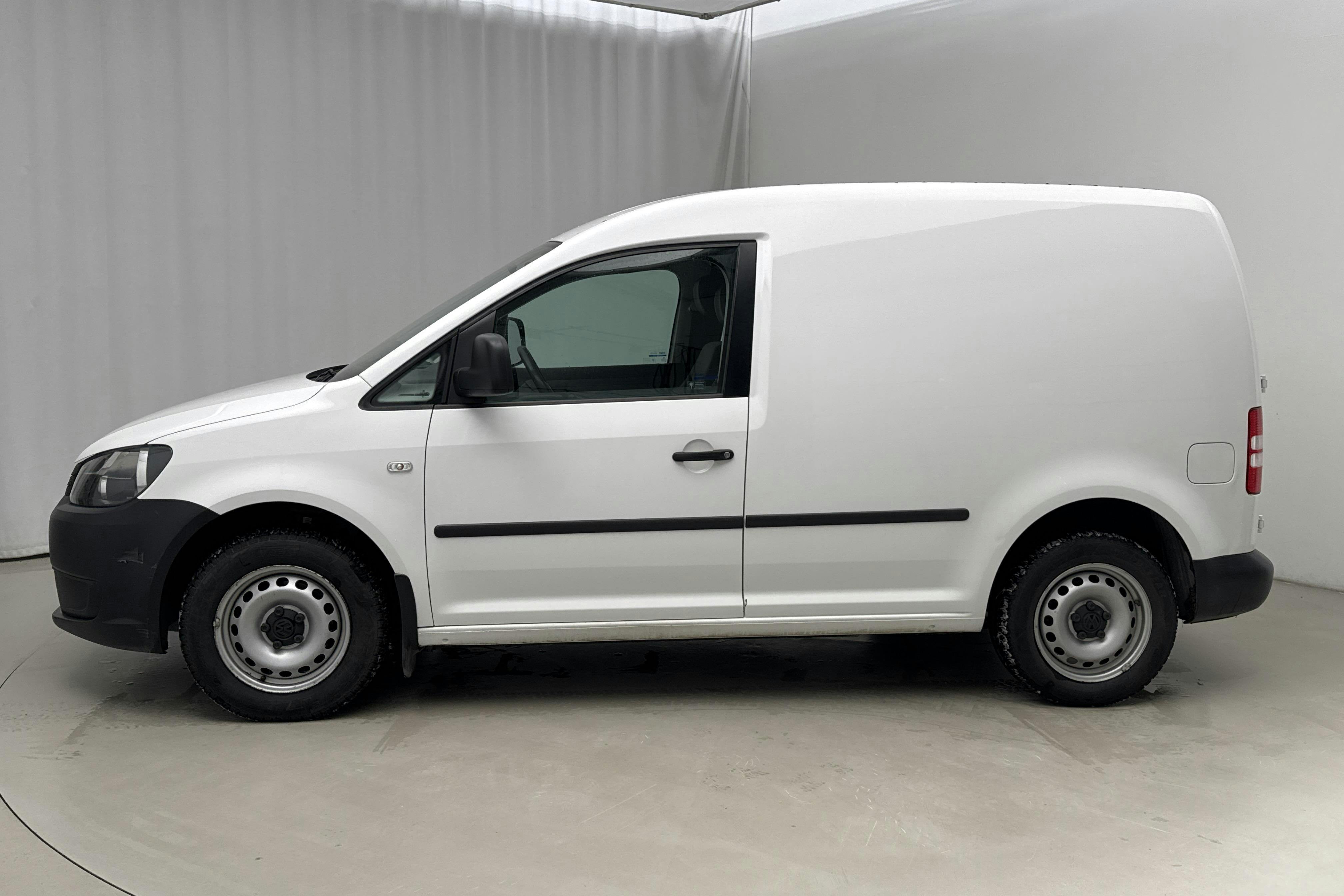 Presentationsfoto 2 av 12: VW Caddy 2.0 Ecofuel Skåp (109hk) - 10 948 mil - Manuell - vit - 2012