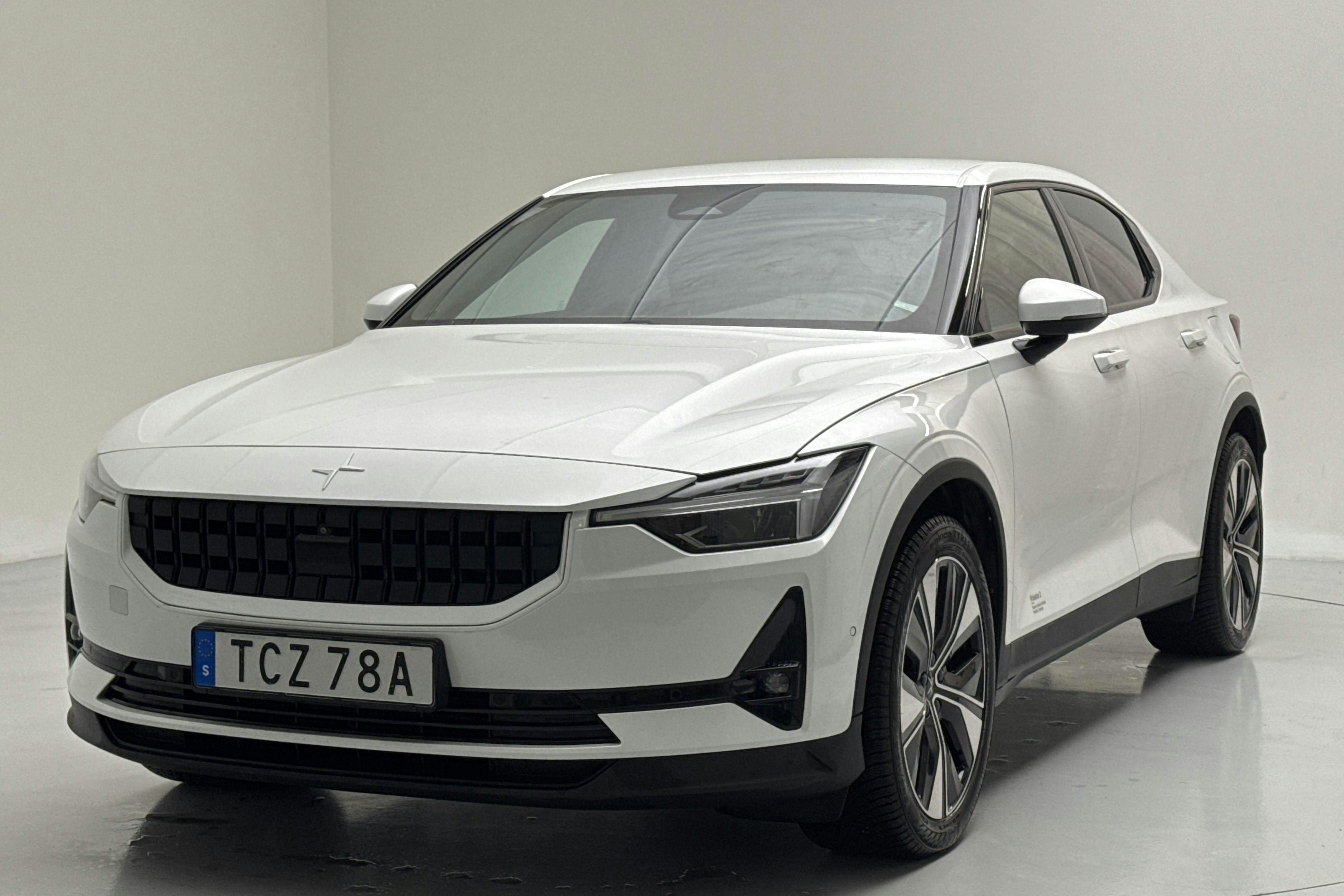Presentationsfoto 1 av 19: Polestar 2 Long range Dual motor (408hk) - 6 866 mil - Automat - vit - 2023