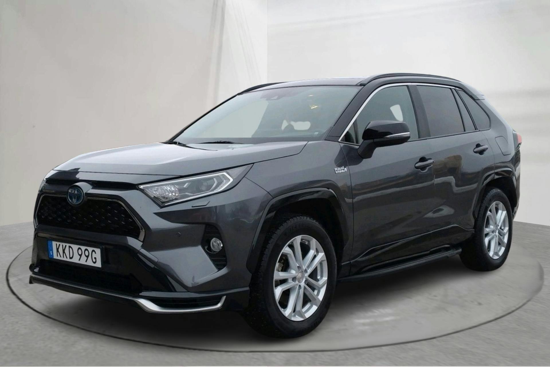 Præsentationsfoto 1 af 17: Toyota RAV4 2.5 Plug-in Hybrid AWDi (306hk) - 45 050 kilometer - Salgsautomat - grå - 2021