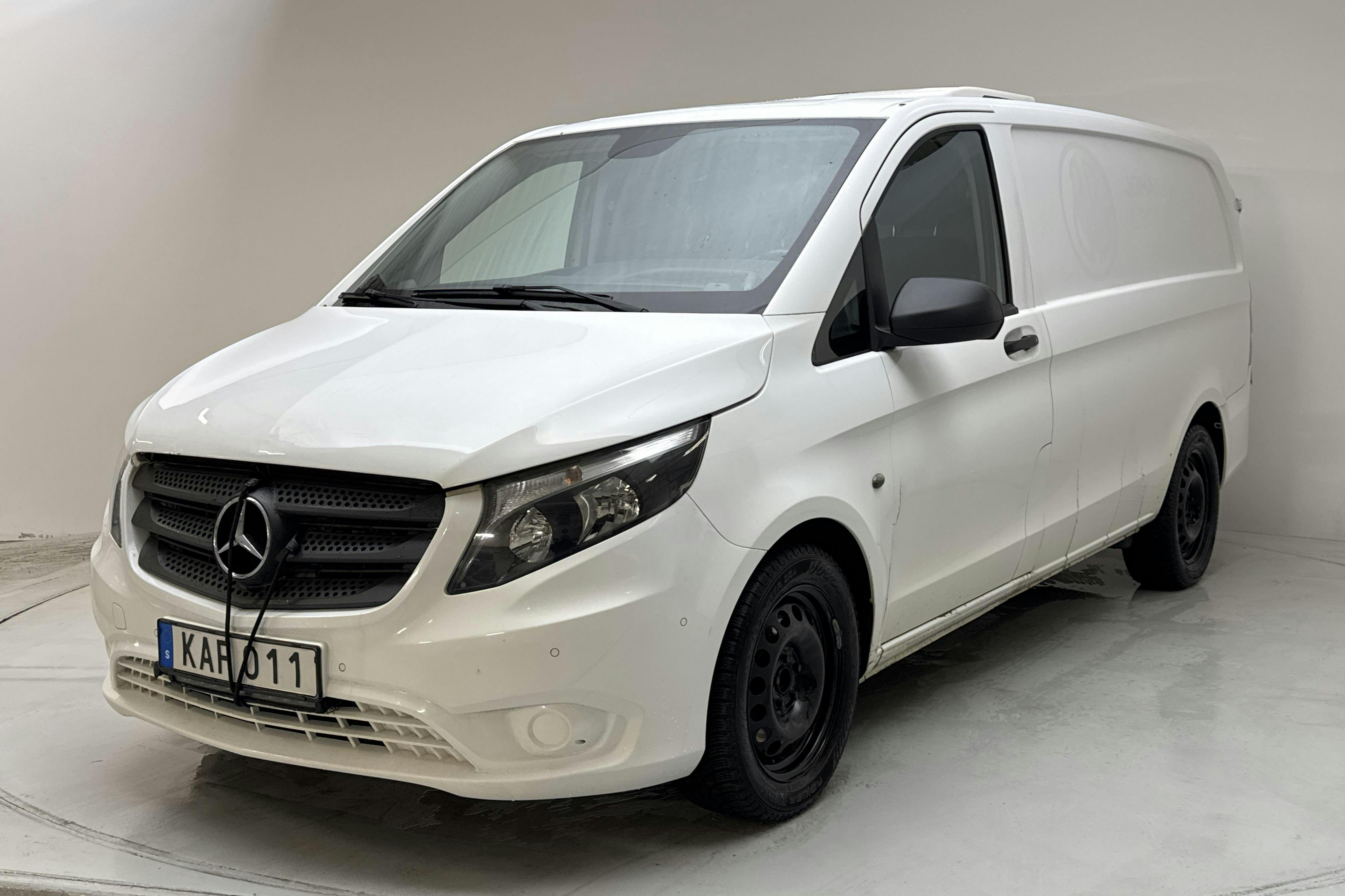Præsentationsfoto 1 af 15: Mercedes Vito 116 CDI W640 (163hk) - 335 250 kilometer - Salgsautomat - Hvid - 2018