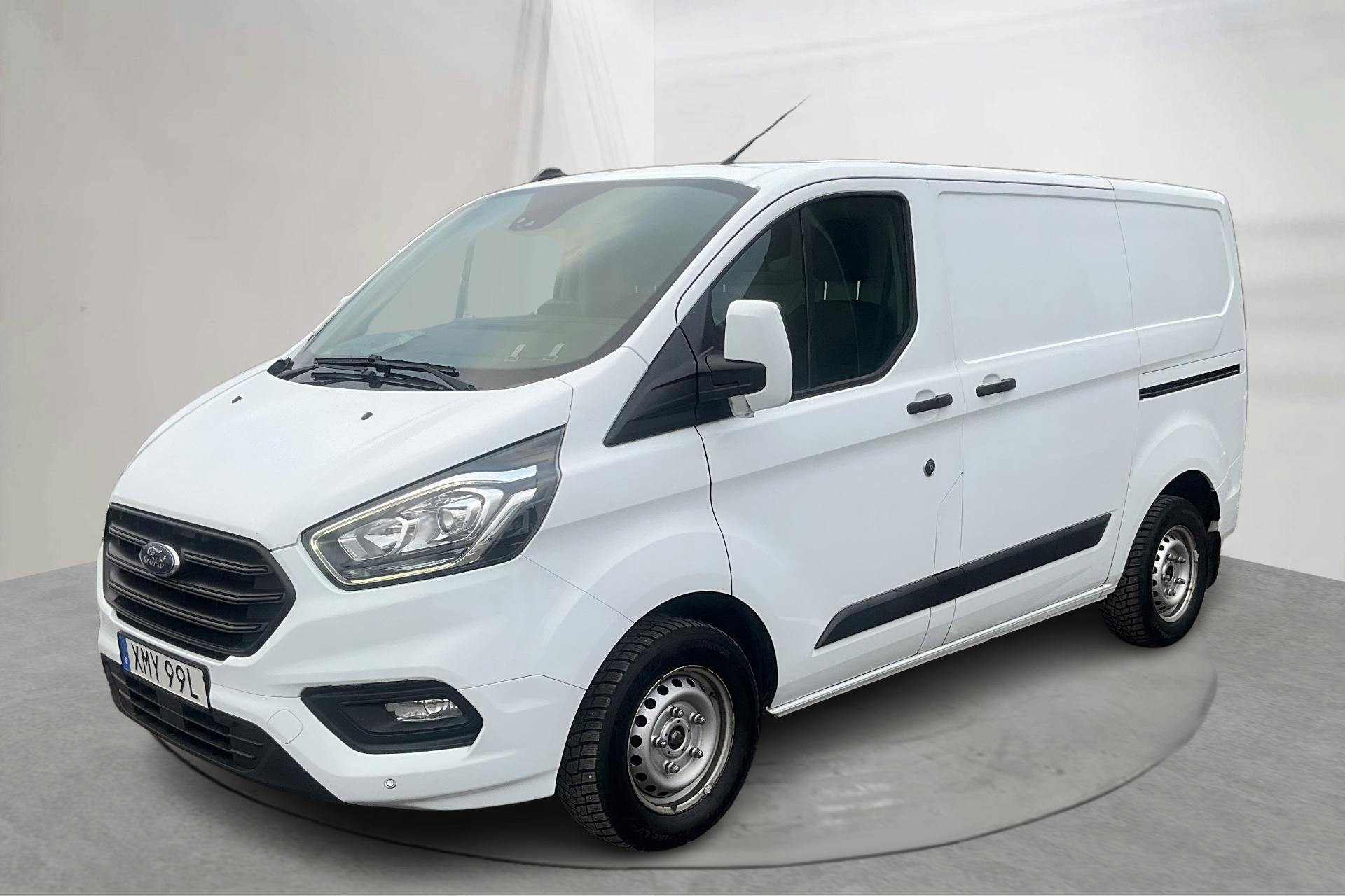 Presentation photo 1 of 15: Ford Transit Custom 300 (130hk) - 118 530 km - Manual - white - 2020