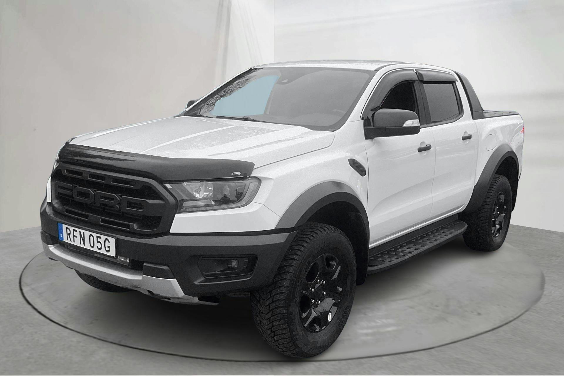 Presentationsfoto 1 av 16: Ford Ranger Raptor 2.0 TDCi 4WD (213hk) - 8 105 mil - Automat - vit - 2021