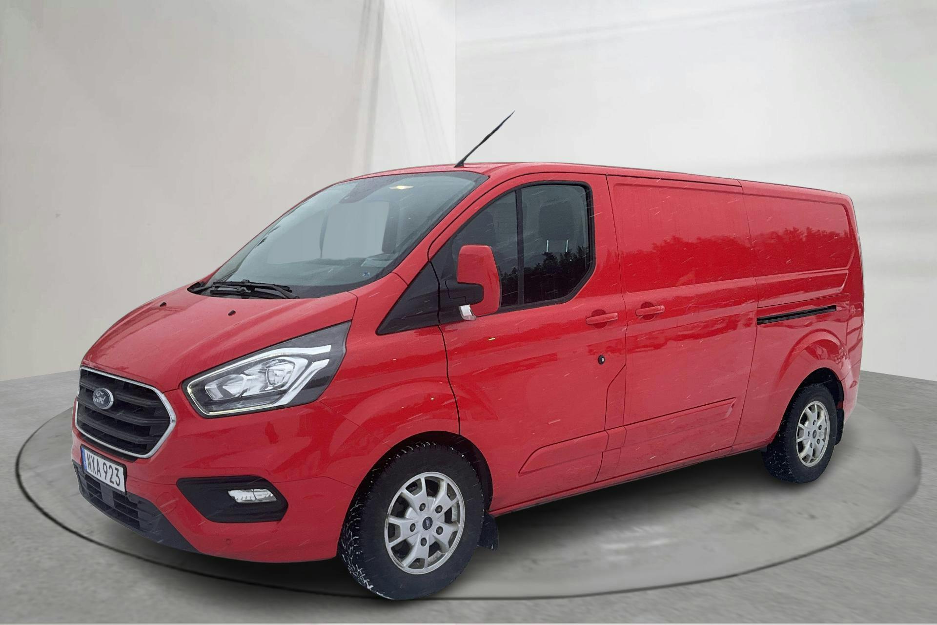 Presentationsfoto 1 av 13: Ford Transit Custom 300 (170hk) - 17 551 mil - Automat - röd - 2018