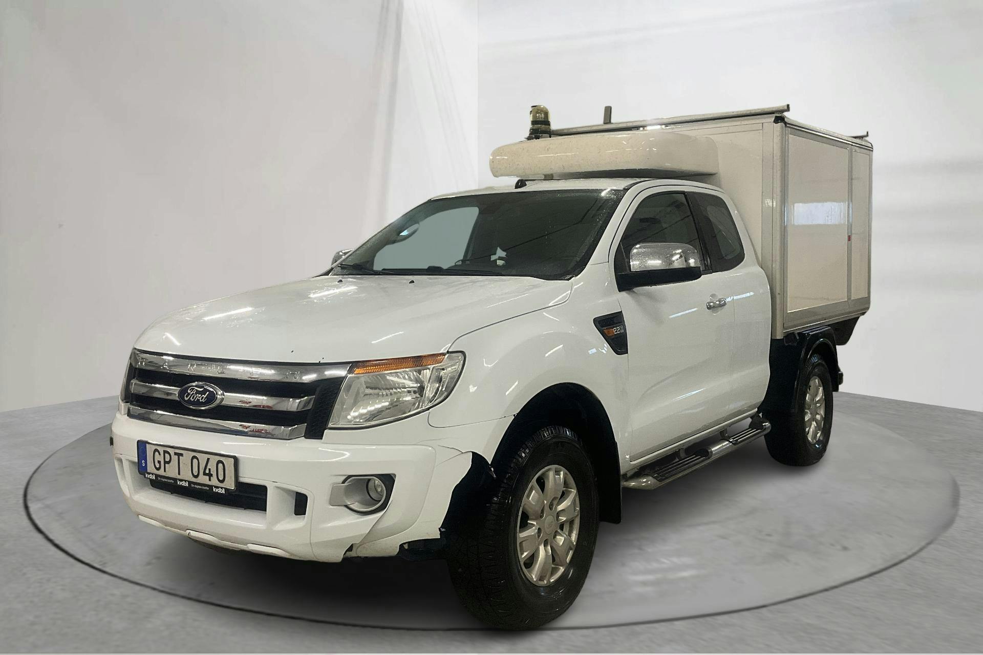Presentationsfoto 1 av 20: Ford Ranger 2.2 TDCi 4WD (150hk) - 22 000 mil - Manuell - vit - 2015