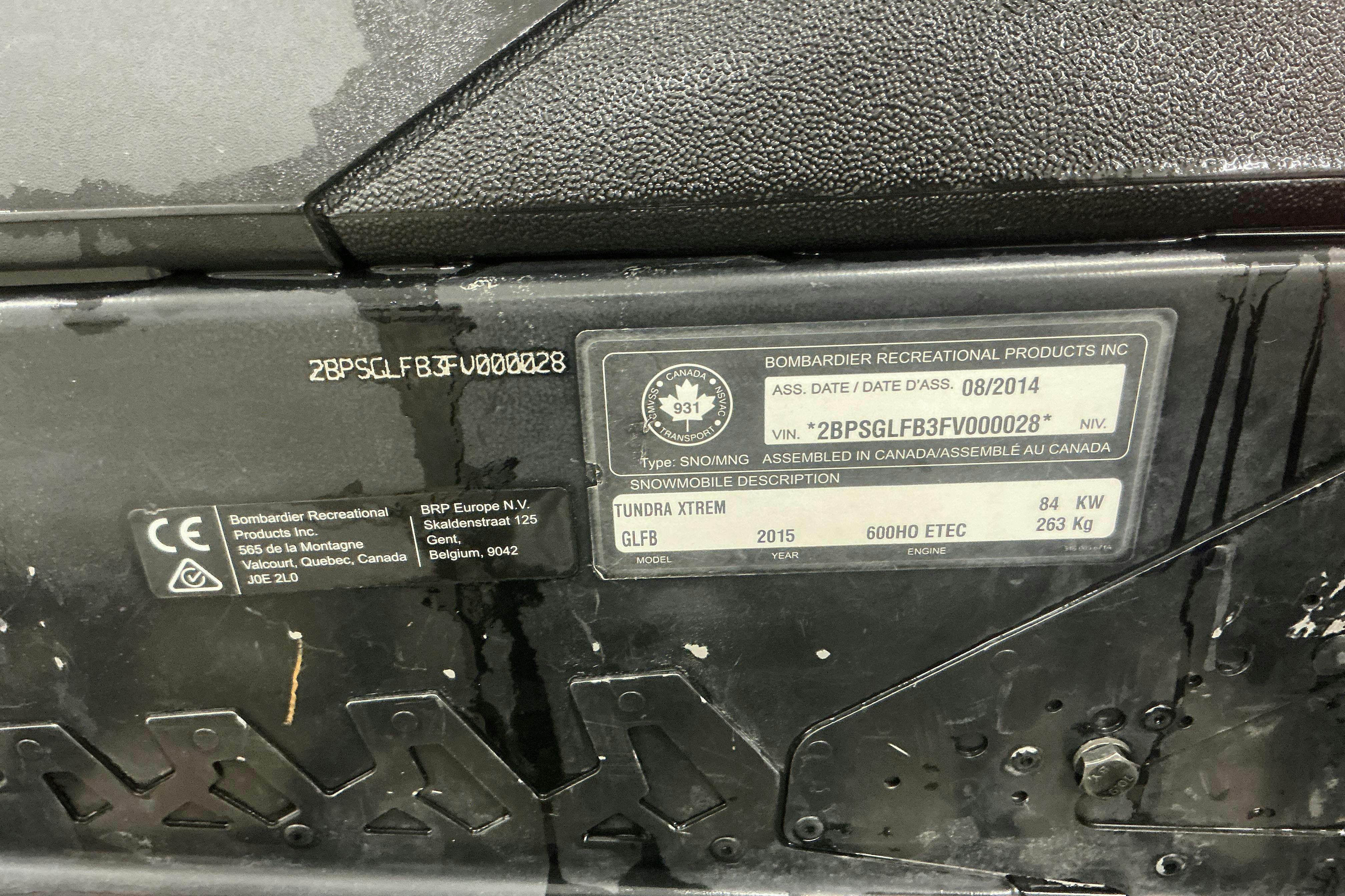 Esitlusfoto 9 aadressil 9: ski-doo TUNDRA Xtreme 600 HO E-TEC Snöskoter - 3 120 km - Automaatne - 2015